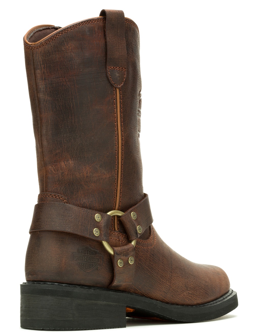 Harley-Davidson Men's Hustin West 11-Inch Brown Motorcycle Boots, D93866 - No Hassle Returns at Wisconsin Harley