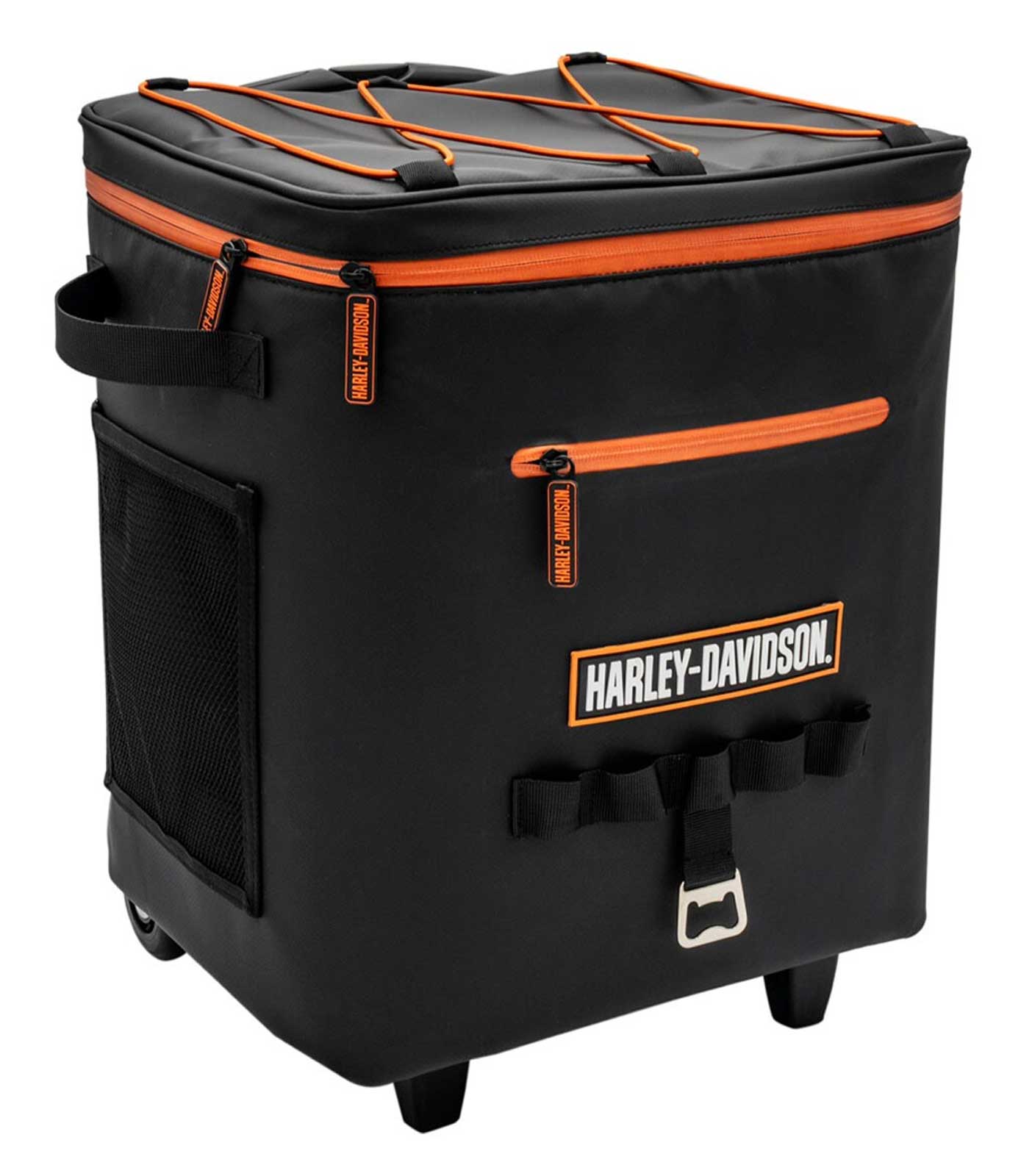 Harley-Davidson Bar & Shield Eagle Portable Soft Rolling Cooler – Black - No Hassle Returns at Wisconsin Harley