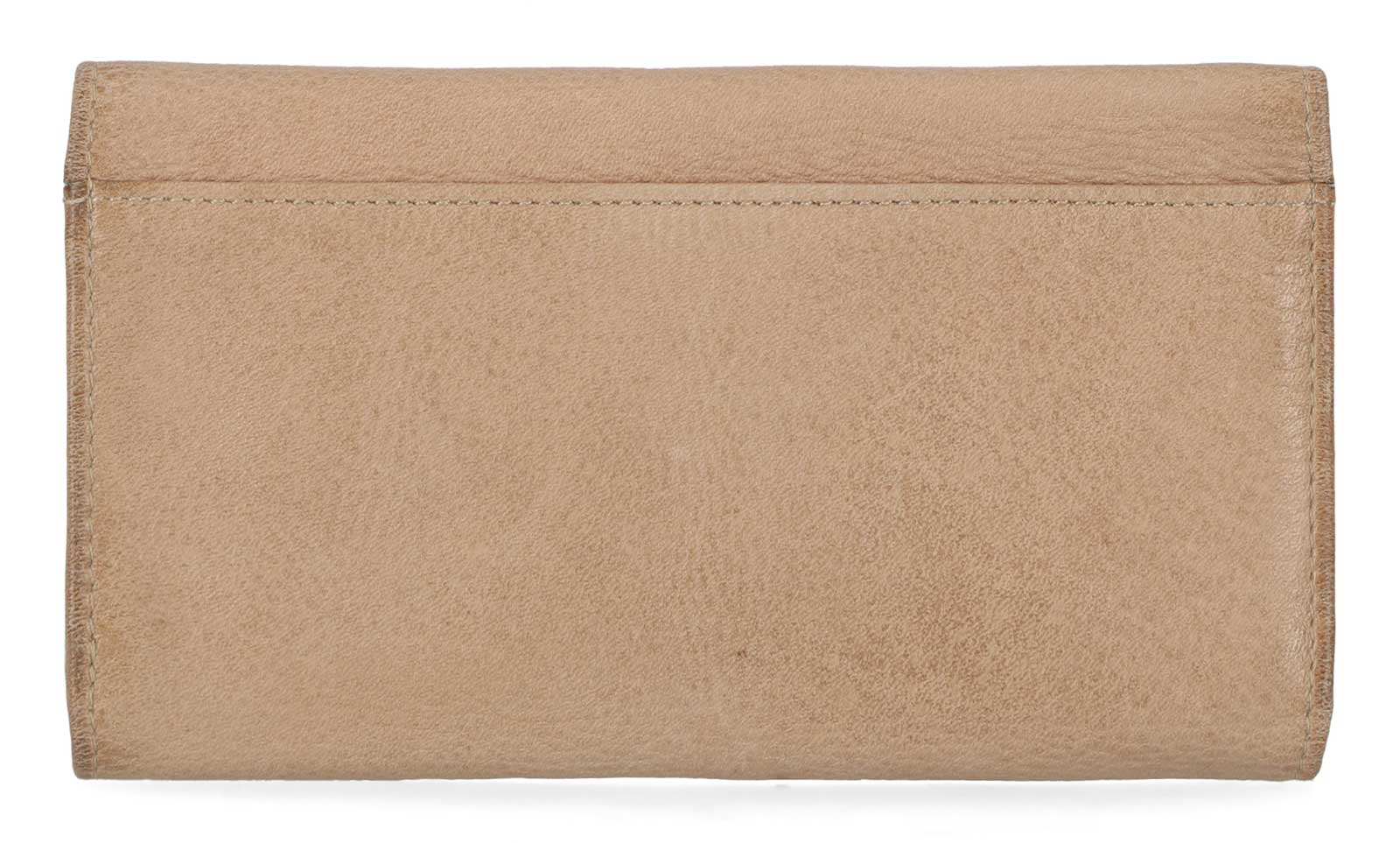 Harley-Davidson Men's Bar & Shield Washed Leather Tri-Fold Trucker Wallet, Brush - Largest Selection of Harley-Davidson Products