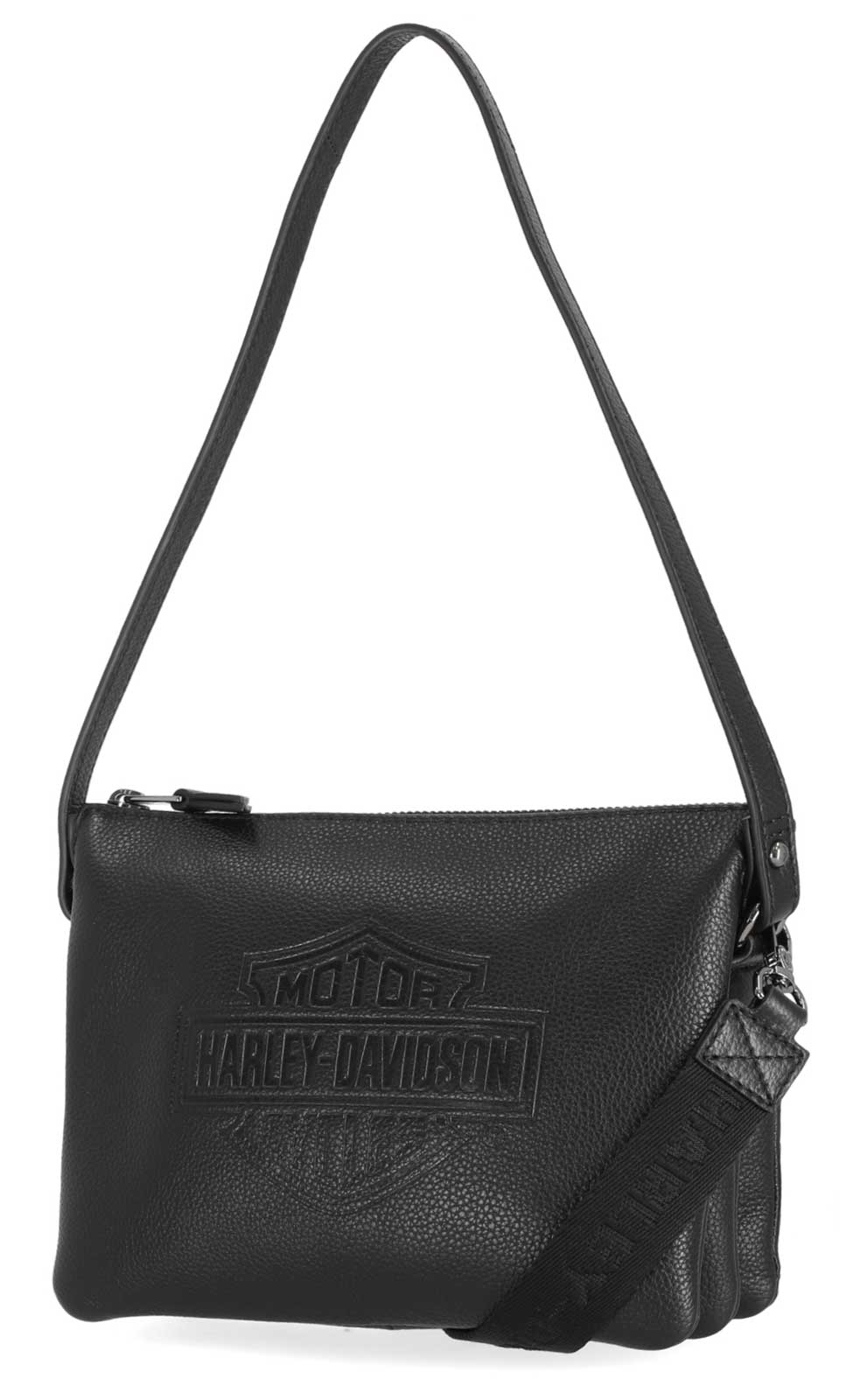 Harley-Davidson Free Shipping - Harley-Davidson Women's Rebel Pebble Bar & Shield Crossbody Bag - Black - Free Shipping on many products plus Orders Over $99