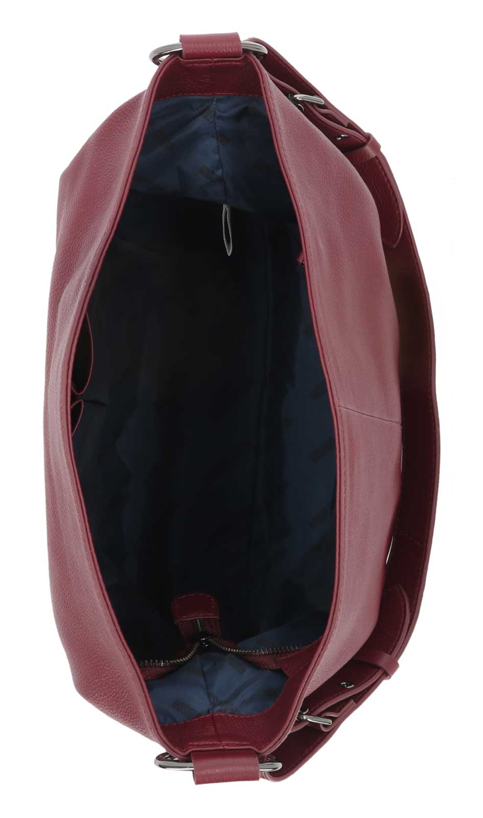 Harley-Davidson Women's Rebel Pebble Bar & Shield Bucket HOBO Purse, Oxblood - No Hassle Returns at Wisconsin Harley