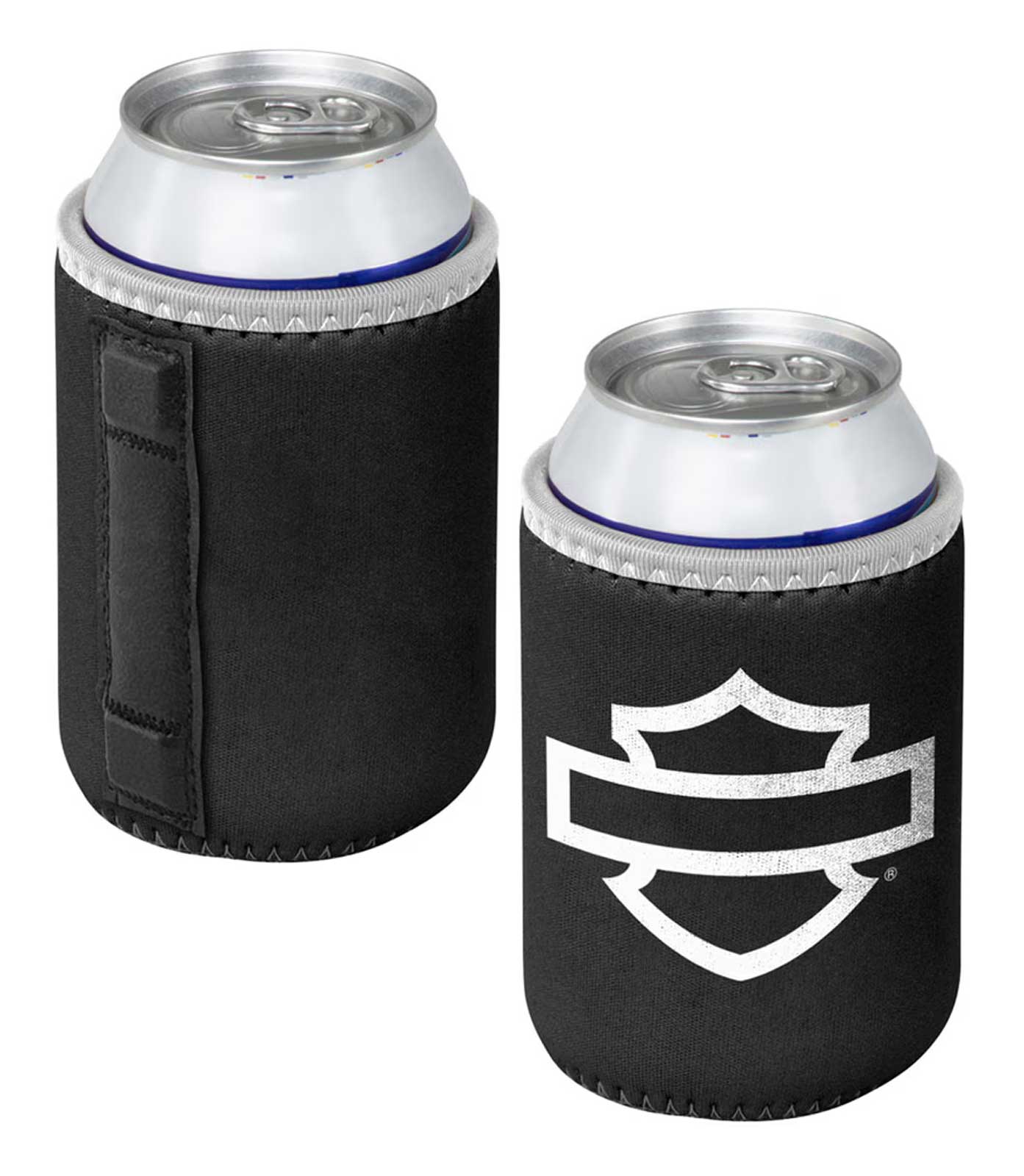 Harley-Davidson Free Shipping - Harley-Davidson Open Bar & Shield Magnetic Neoprene Can Cooler – Black - Free Shipping on many products plus Orders Over $99