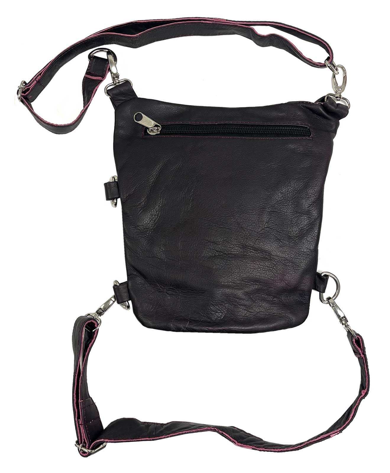 Harley-Davidson Free Shipping - UNIK Women's Studded Side Slinger Genuine Leather Crossbody Bag, Purple - Free Shipping on many products plus Orders Over $99