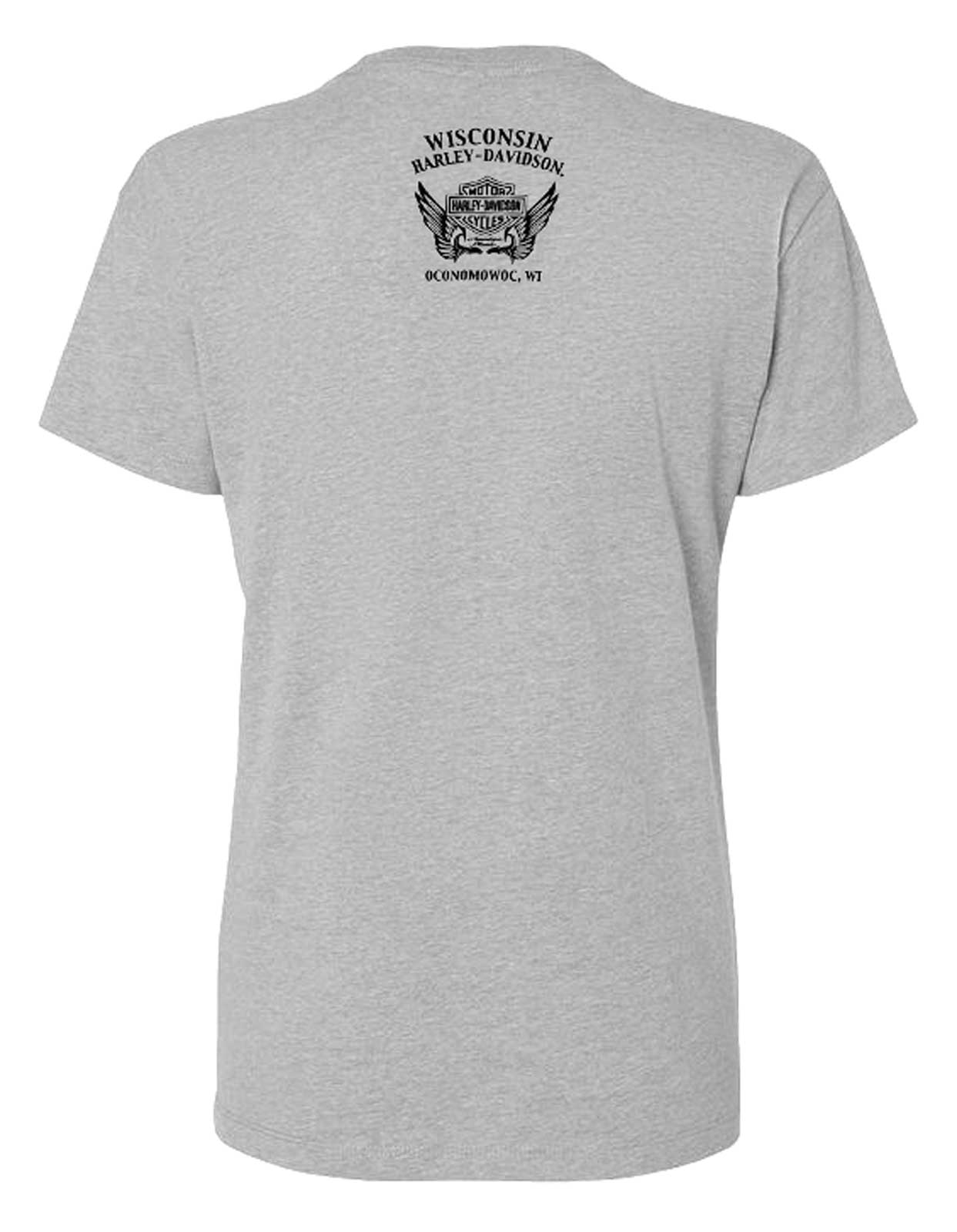 Harley-Davidson® Women's Embellished Hall Round Neck Short