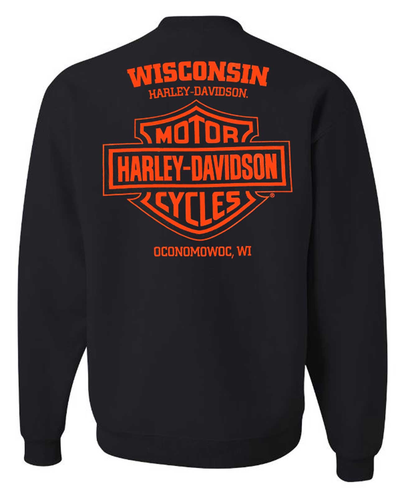 Harley-Davidson Free Shipping - Harley-Davidson Men's Quickshift Crew-Neck Fleece Pullover Sweatshirt, Black - Free Shipping on many products plus Orders Over $99