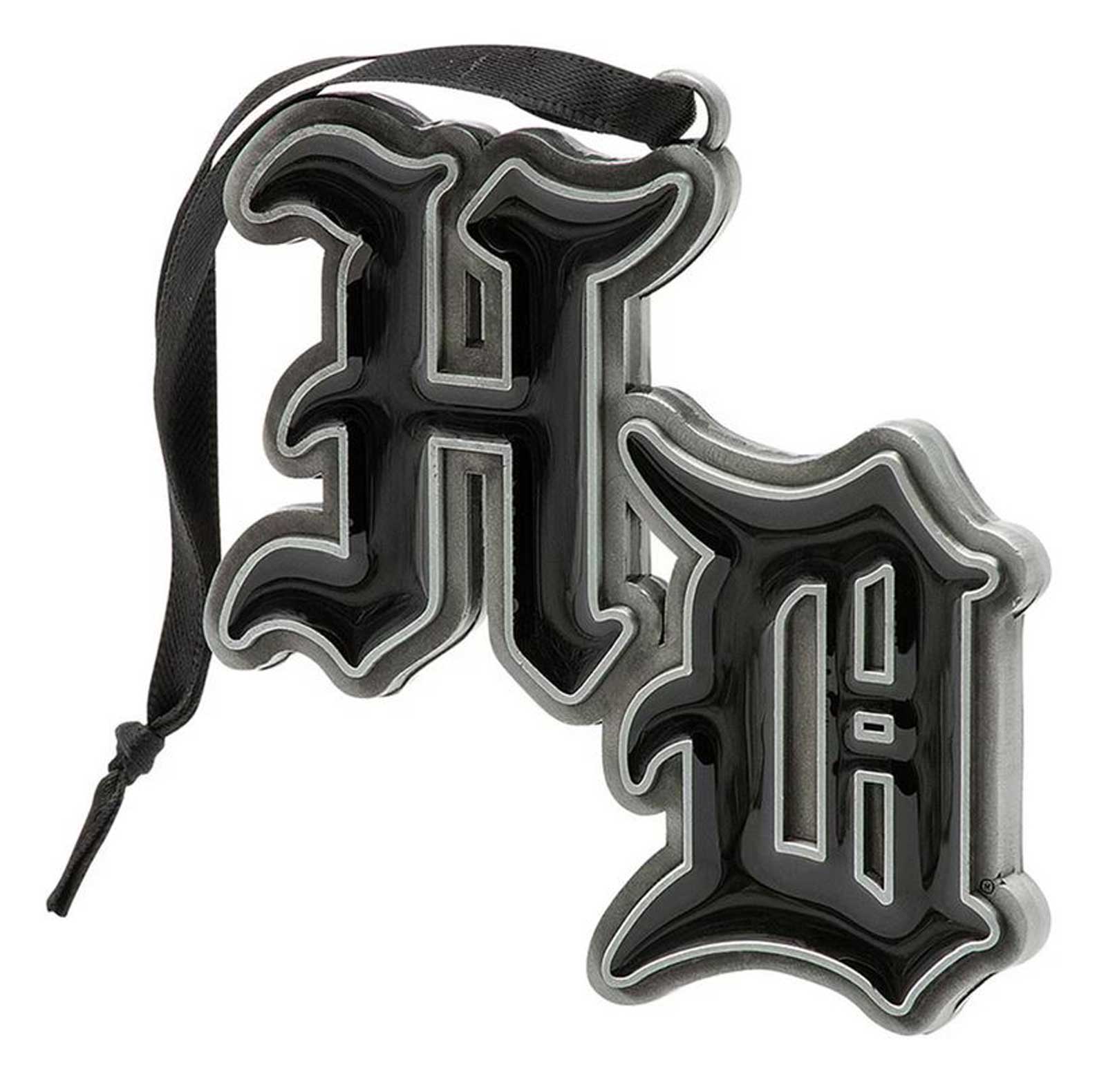 Harley-Davidson H-D Pewter Hanging Christmas Tree Ornament - 3 x 3 inch - Wisconsin Harley-Davidson