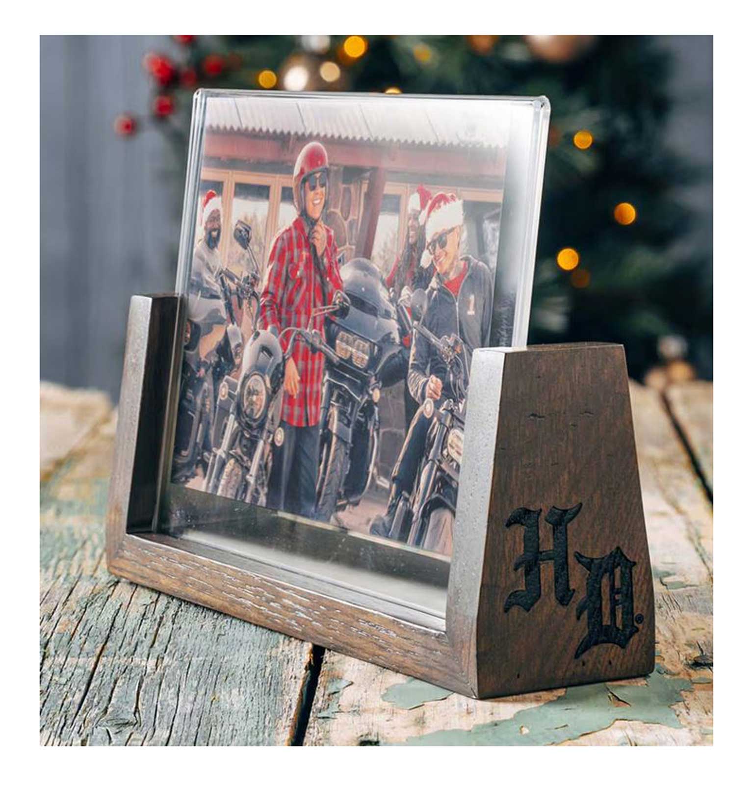 Harley-Davidson® Old English H-D Logo Floating Picture Frame w