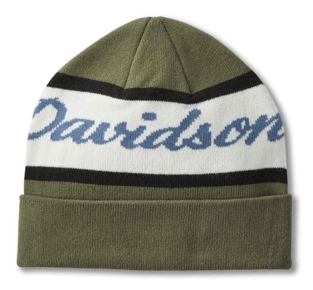 Harley-Davidson Free Shipping - Harley-Davidson Men's Script Knit Winter Beanie Cap – Green 97629-25VM - Free Shipping on many products plus Orders Over $99