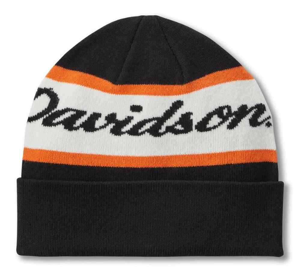 Harley-Davidson Free Shipping - Harley-Davidson Men's Script Knit Winter Beanie Cap – Black 97630-25VM - Free Shipping on many products plus Orders Over $99