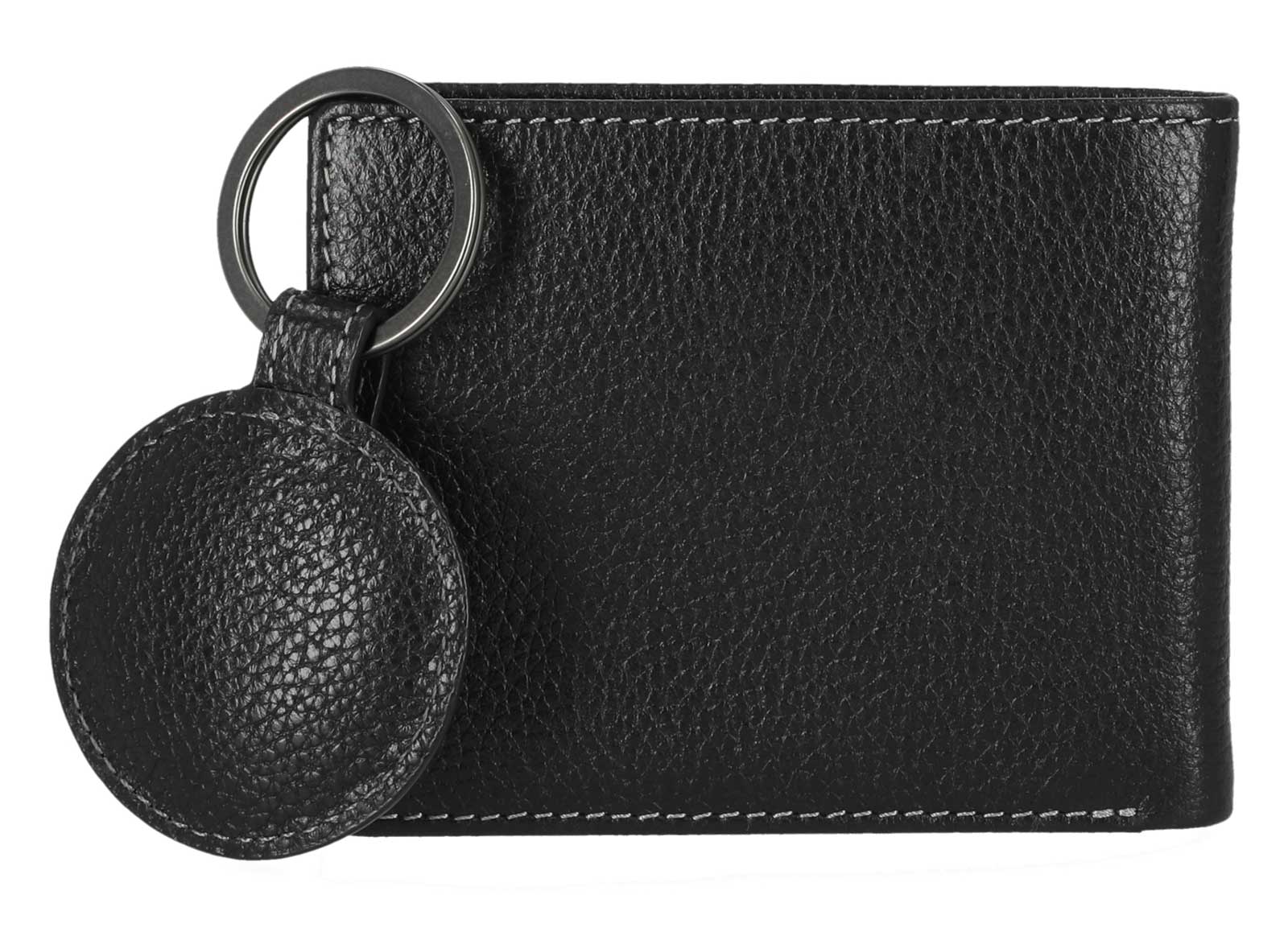 Harley-Davidson® Men's Boxed Leather Billfold Wallet & Key Fob Set