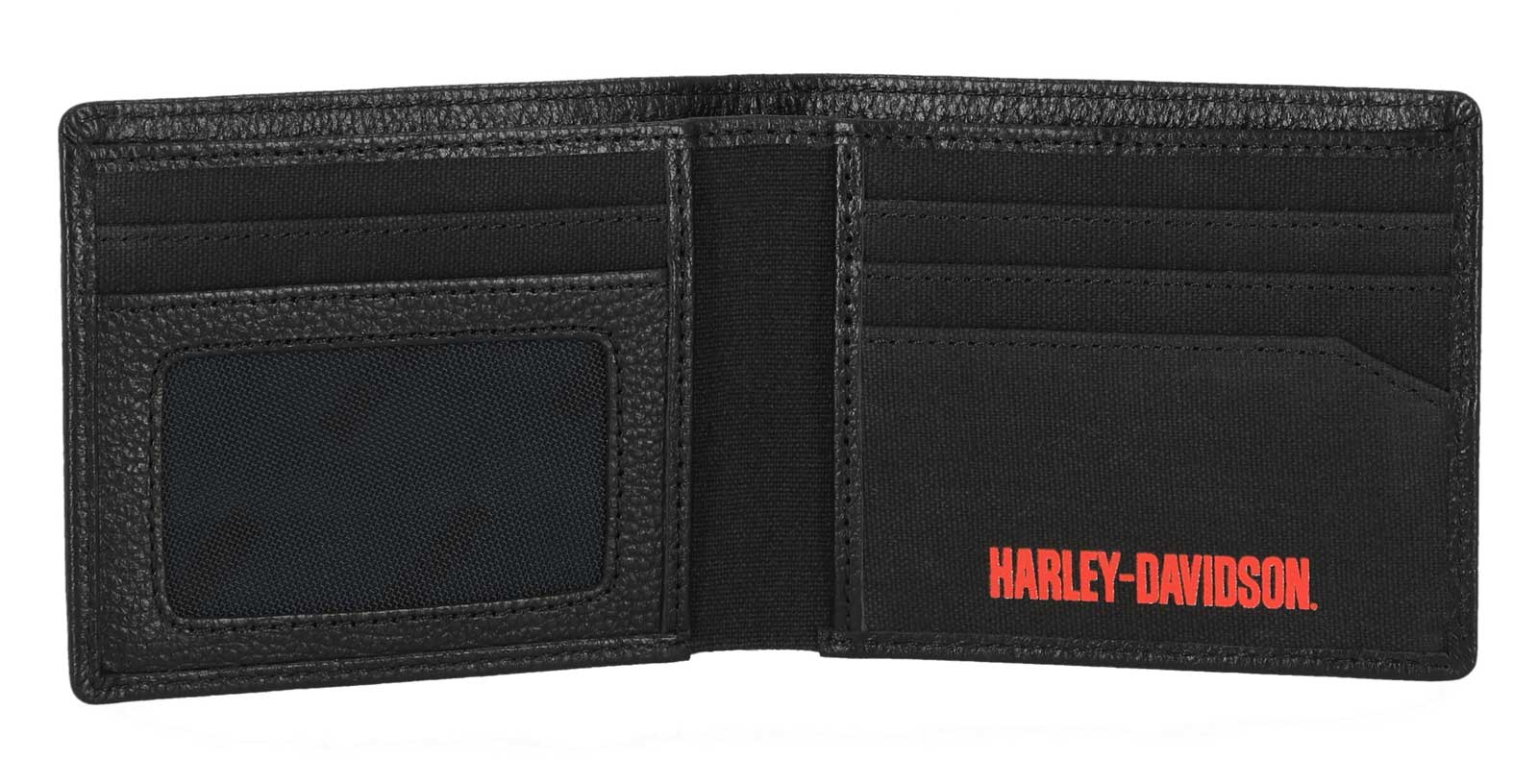 Harley-Davidson Men's Boxed Leather Billfold Wallet & Key Fob Set - Black - Largest Selection of Harley-Davidson Products