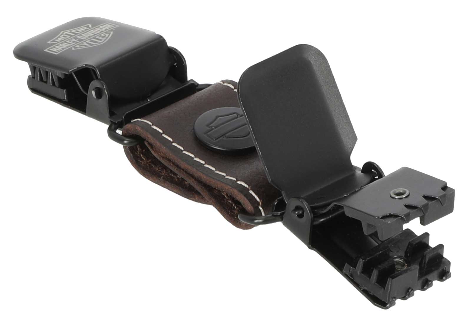 Harley-Davidson Free Shipping - Harley-Davidson Men's Etched Bar & Shield Logo Leather Boot Clips – Brown - Free Shipping on many products plus Orders Over $99