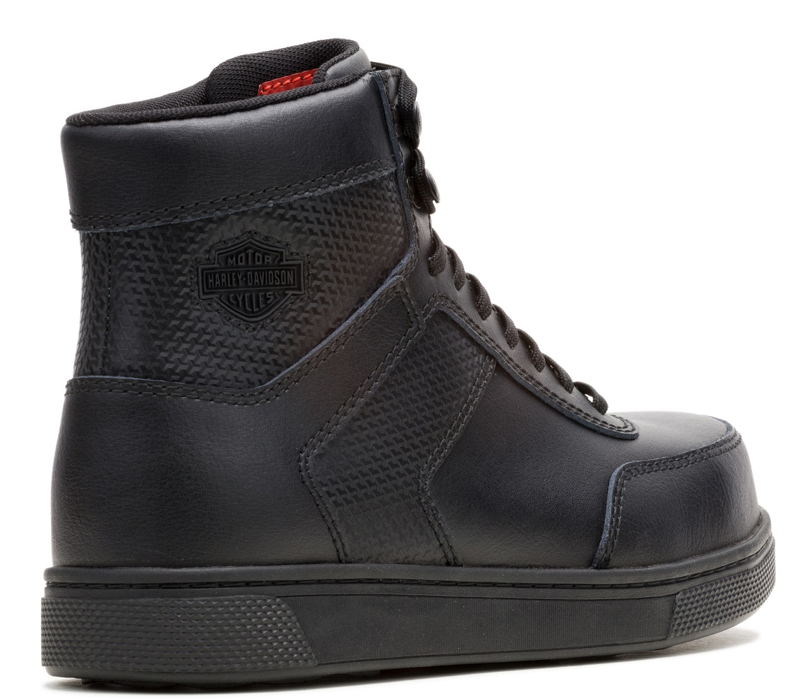 Harley-Davidson Women's Grady 4.5-Inch Safety Toe Black Boots, D84825 - No Hassle Returns at Wisconsin Harley