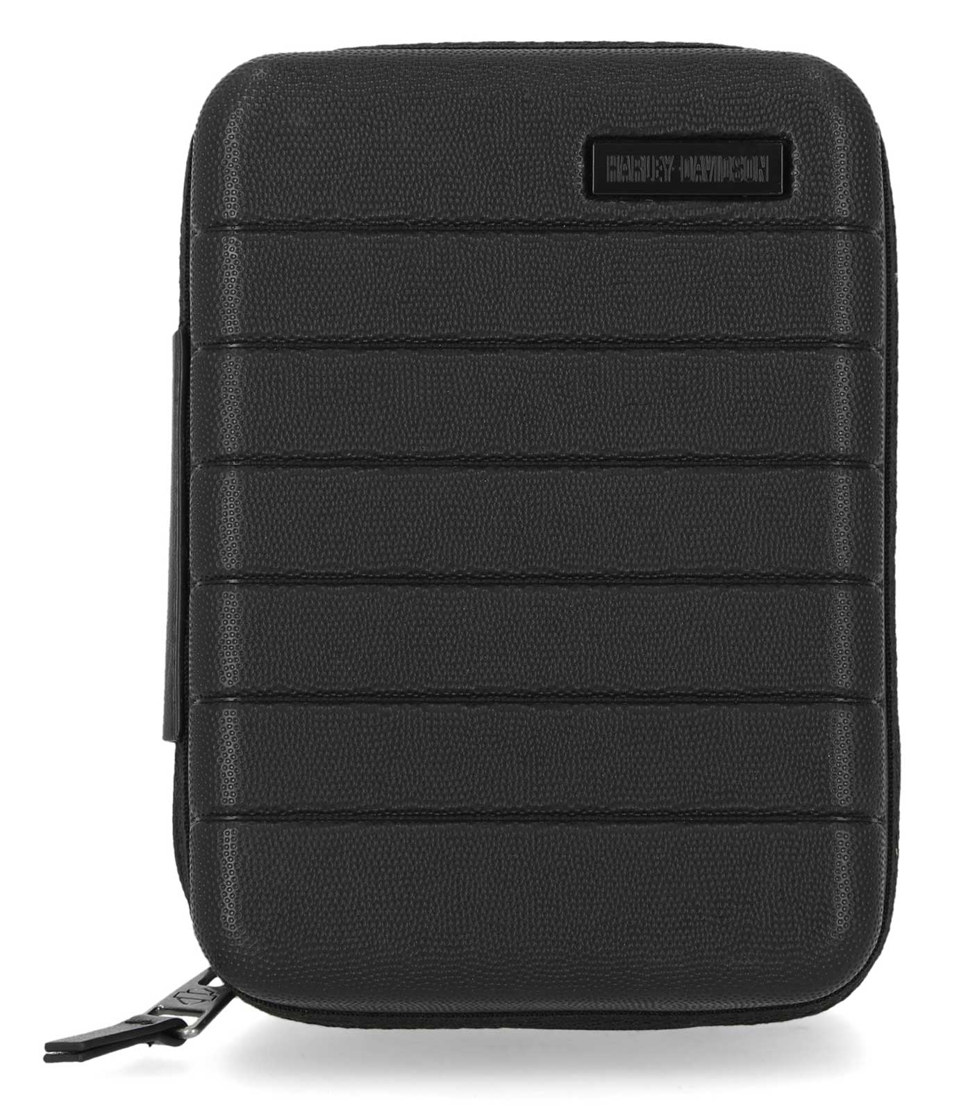 Harley-Davidson Men's H-D Logo Plastic Molded Zippered Travel Kit - Black - Wisconsin Harley-Davidson