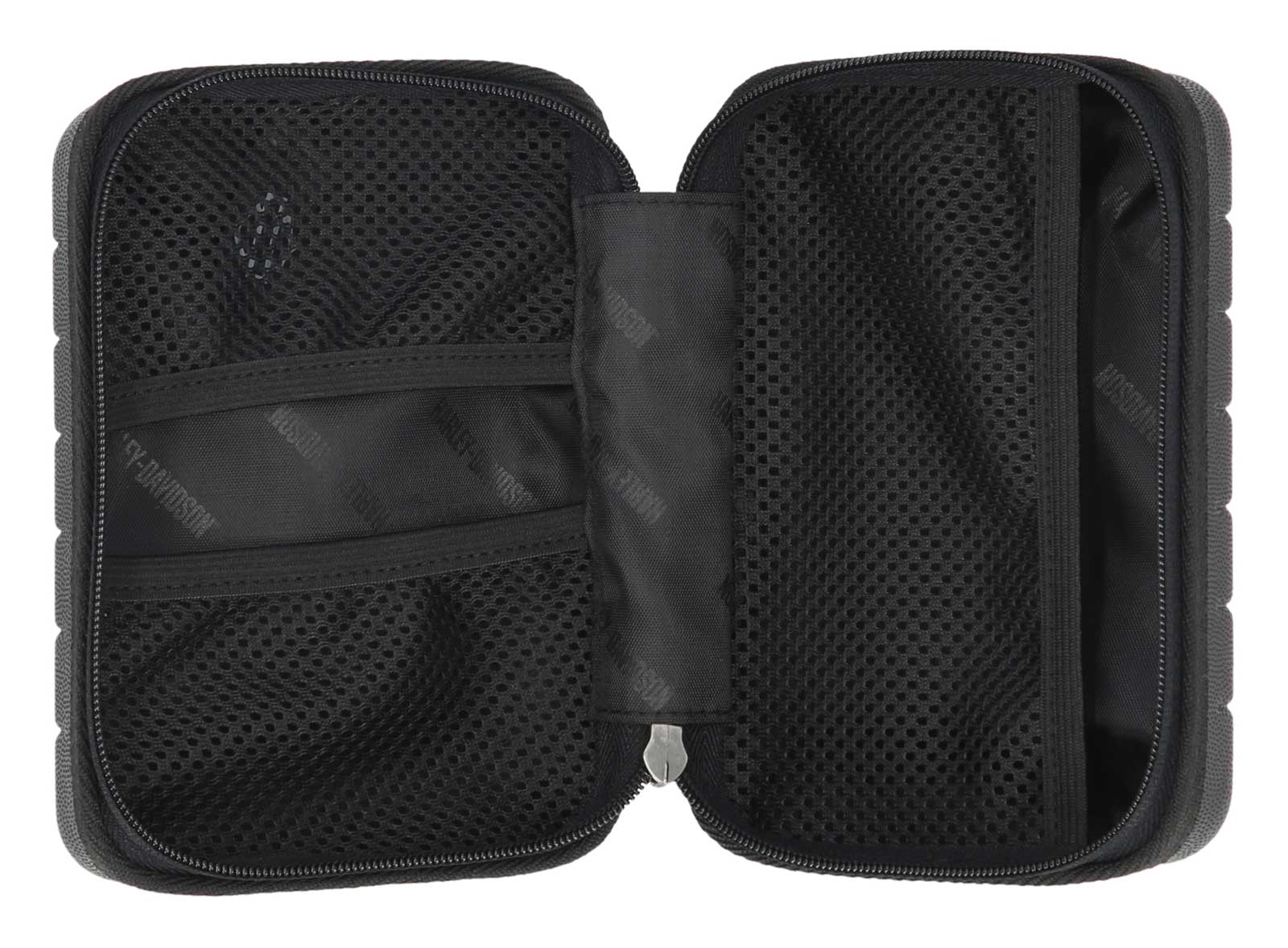 Harley-Davidson Men's H-D Logo Plastic Molded Zippered Travel Kit - Black - Largest Selection of Harley-Davidson Products