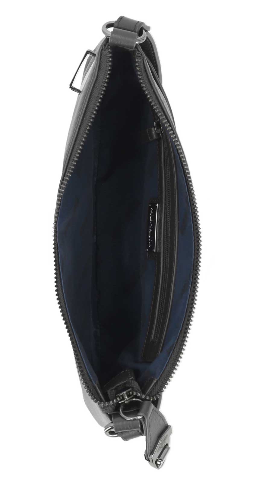 Harley-Davidson Women's Push Lock Pebble Leather Crossbody Purse - Black - Largest Selection of Harley-Davidson Products