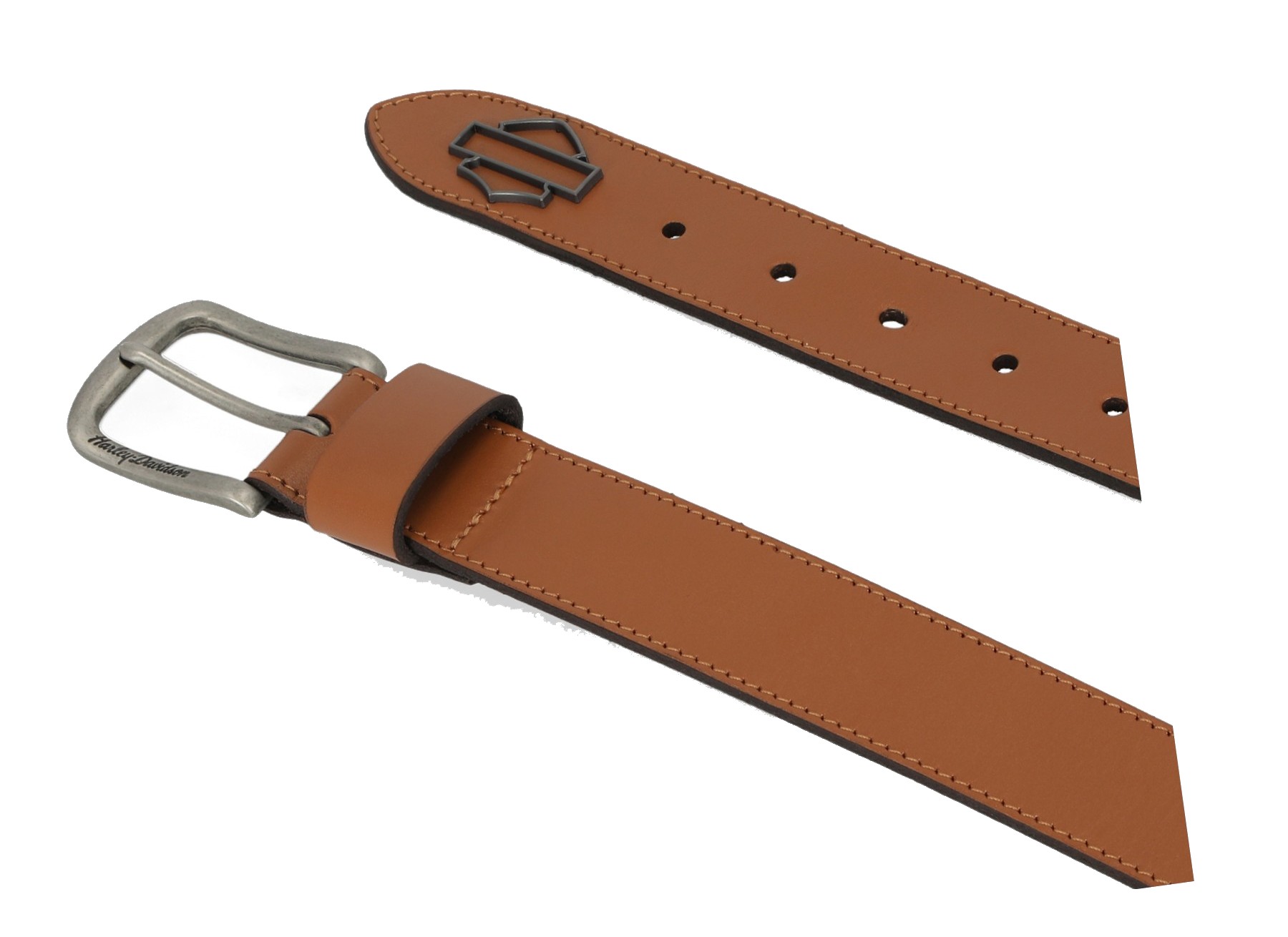 Harley-Davidson Free Shipping - Harley-Davidson Women's Die-Cut Bar & Shield Logo Genuine Leather Belt, Brown - Free Shipping on many products plus Orders Over $99