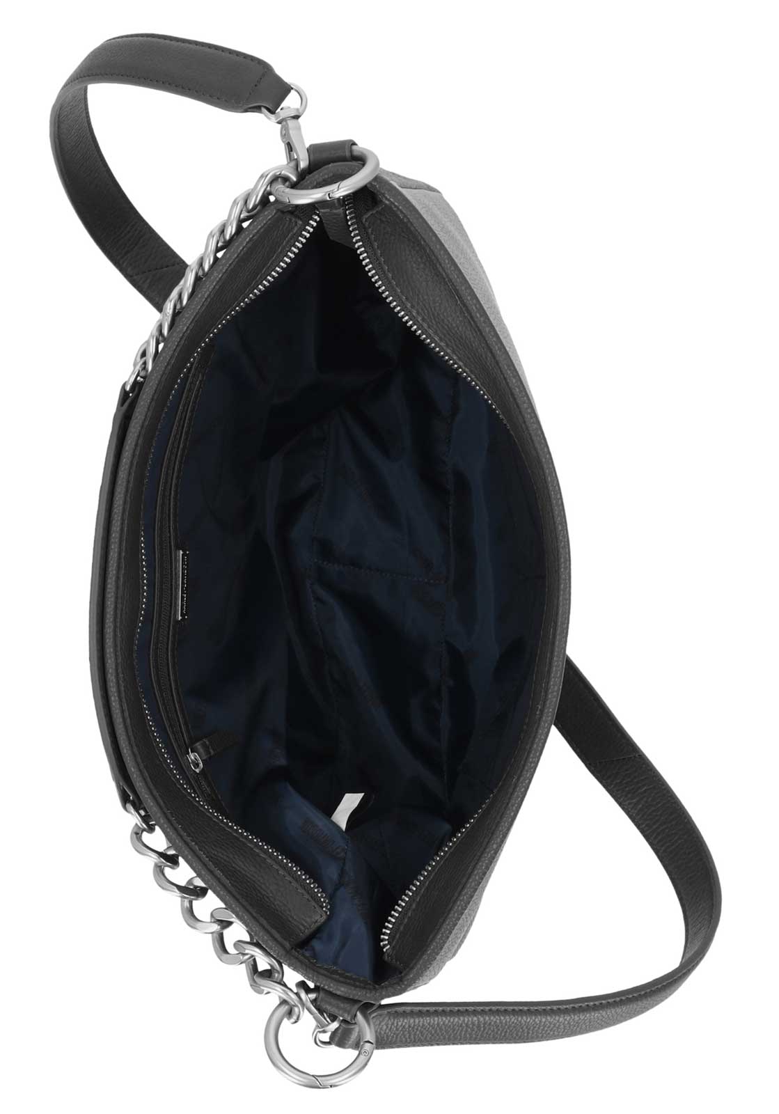 Harley-Davidson Women's Bar & Shield Leather Chain Strap Hobo Purse - Black - Largest Selection of Harley-Davidson Products