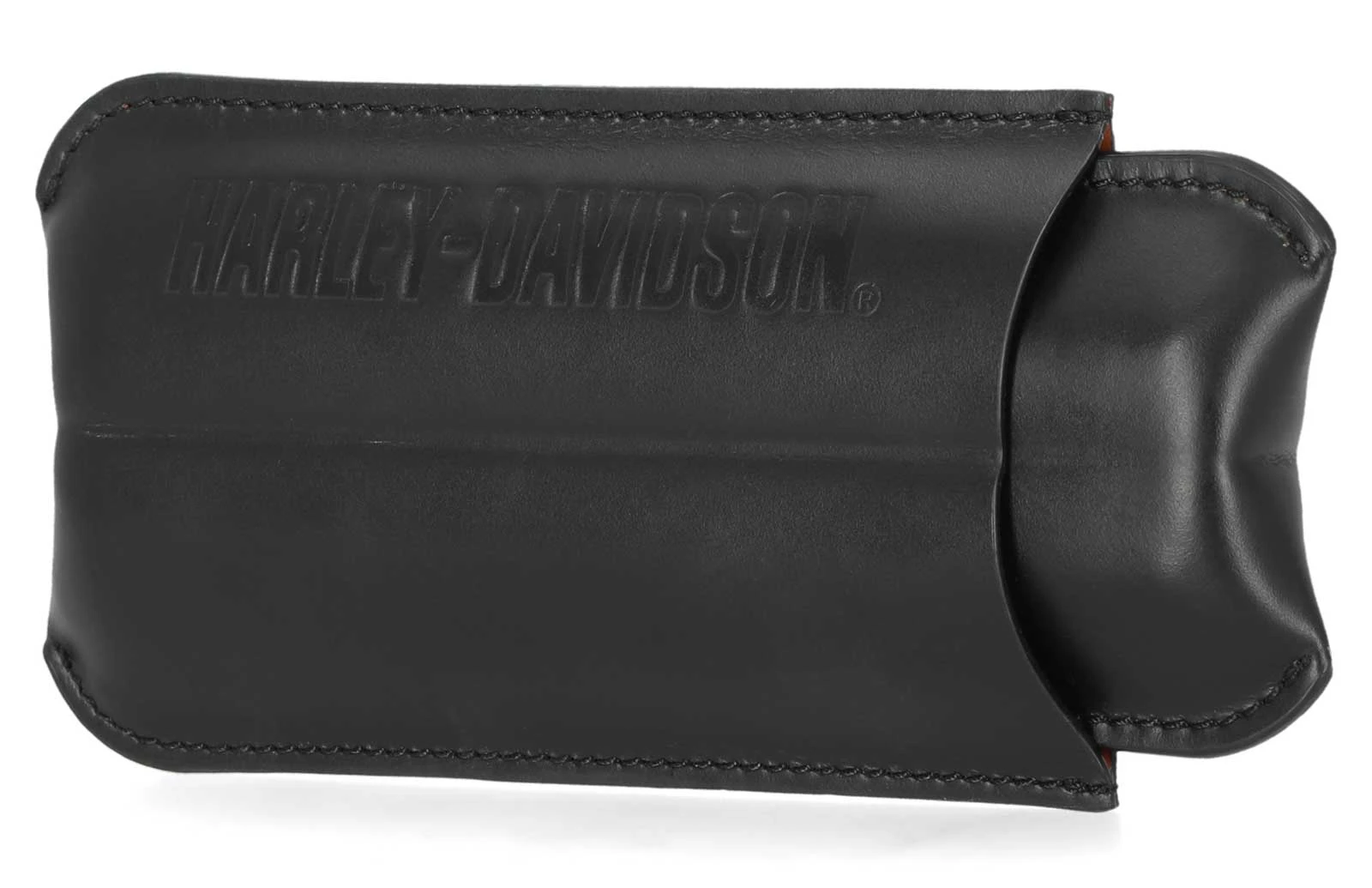 Harley-Davidson Free Shipping - Harley-Davidson Embossed H-D Logo Smooth Grain Leather Cigar Holder - Black - Free Shipping on many products plus Orders Over $99