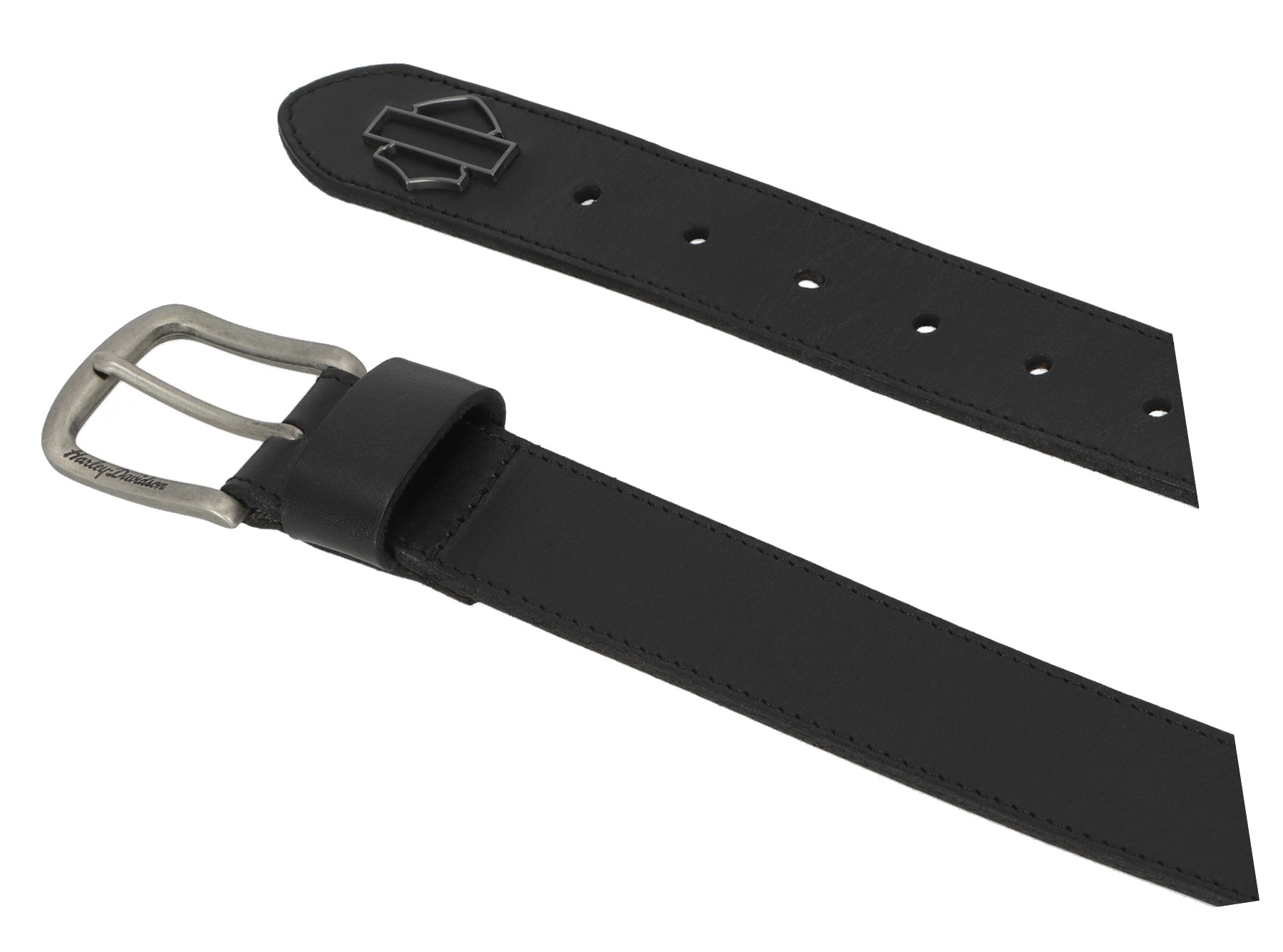 Harley-Davidson Free Shipping - Harley-Davidson Women's Die-Cut Bar & Shield Logo Genuine Leather Belt, Black - Free Shipping on many products plus Orders Over $99