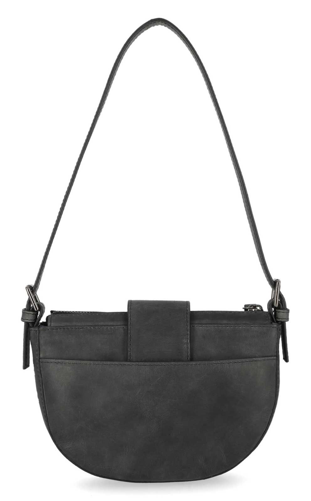 Harley-Davidson Women's Buckle Closure Genuine Leather Mini Bag - Black - Largest Selection of Harley-Davidson Products