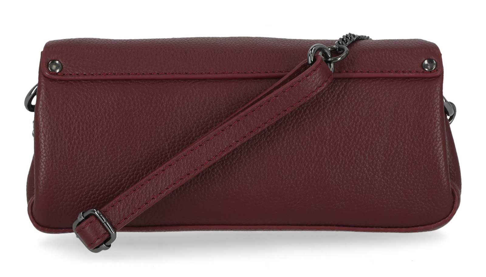 Harley-Davidson Women's Bar & Shield Leather Flap Crossbody Purse - Oxblood - No Hassle Returns at Wisconsin Harley