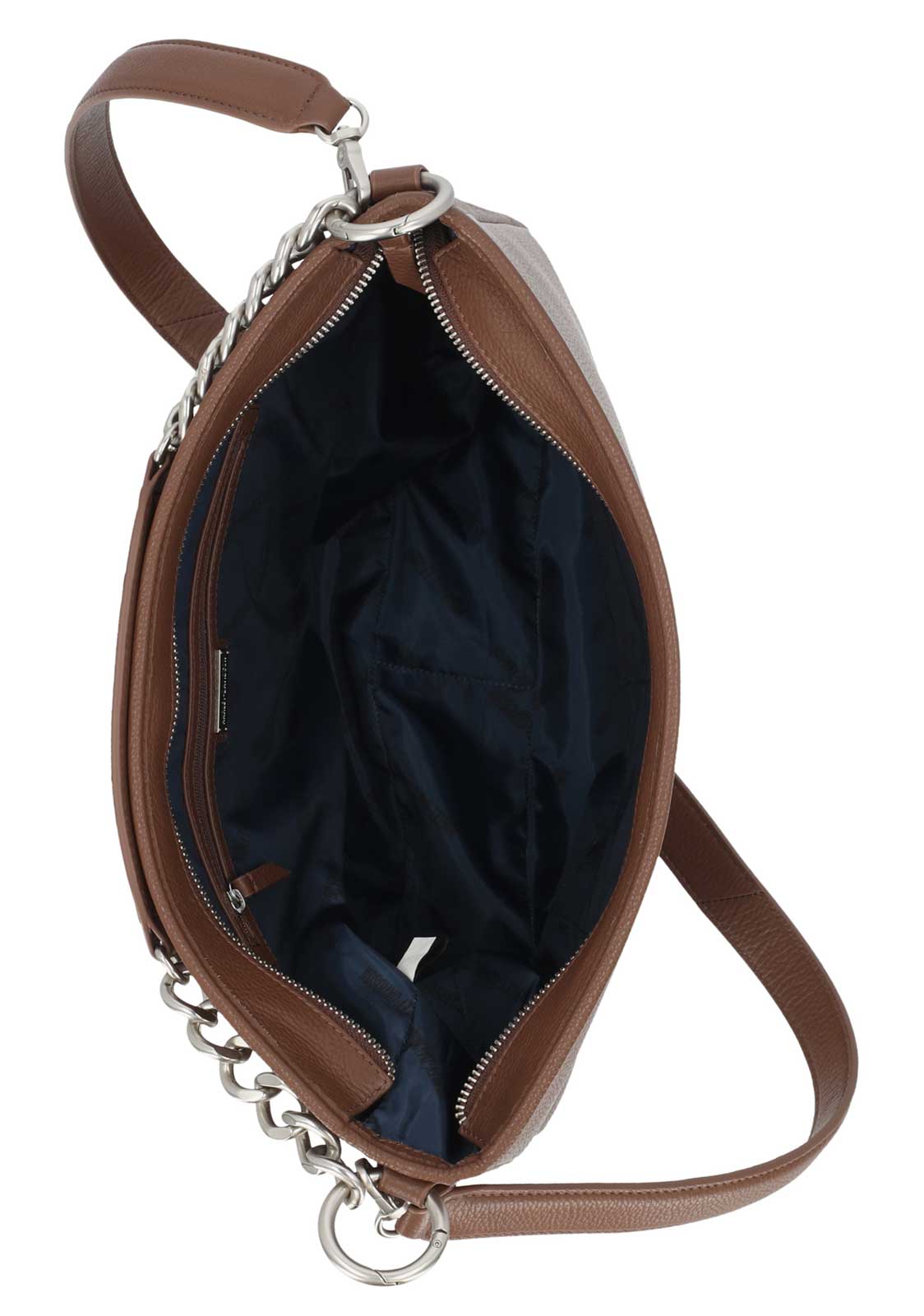 Harley-Davidson Women's Bar & Shield Leather Chain Strap Hobo Purse - Cognac - Largest Selection of Harley-Davidson Products