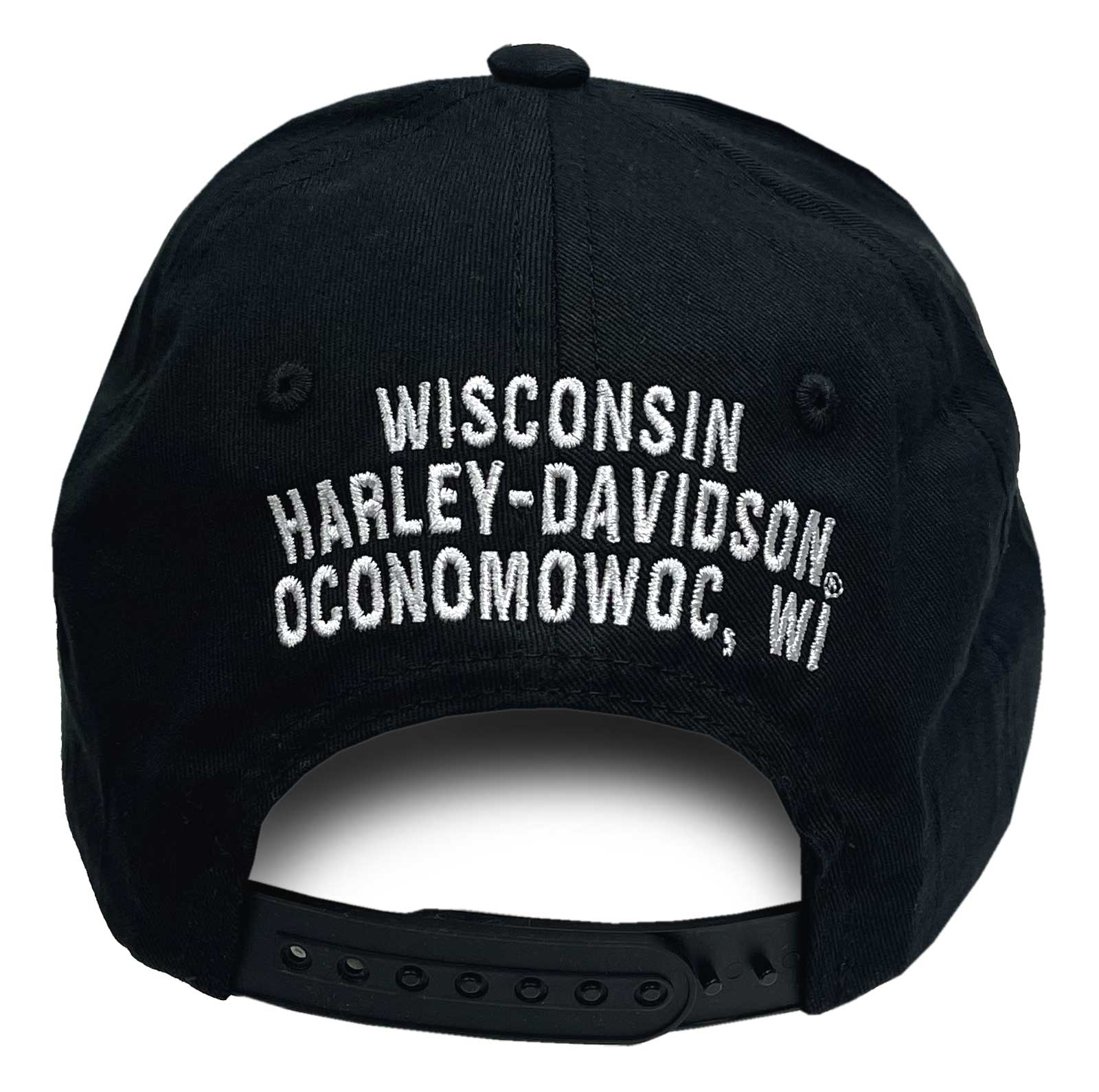 Harley-Davidson Free Shipping - Harley-Davidson Men's Ghosted Adjustable Snapback Baseball Cap - Black - Free Shipping on many products plus Orders Over $99