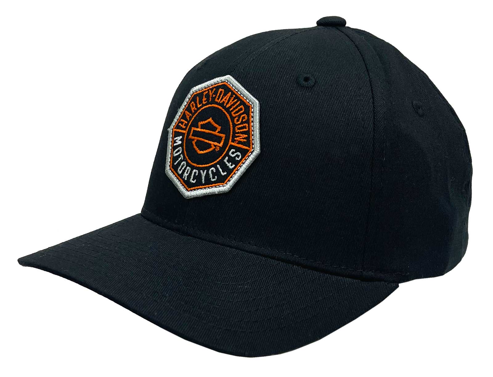 Harley-Davidson Men's Groundwork Adjustable Snapback Baseball Cap - Black - Wisconsin Harley-Davidson