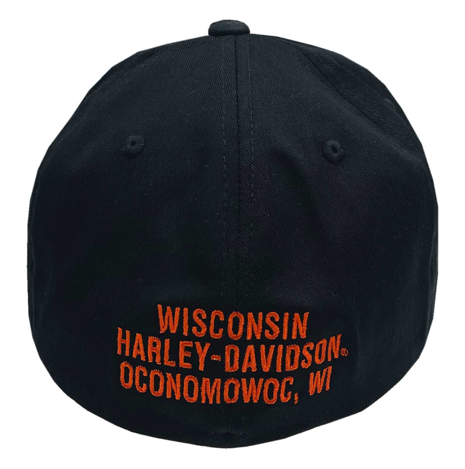 Harley-Davidson Free Shipping - Harley-Davidson Men's Embroidered Retrowaves Stretch Fit Baseball Cap - Black - Free Shipping on many products plus Orders Over $99