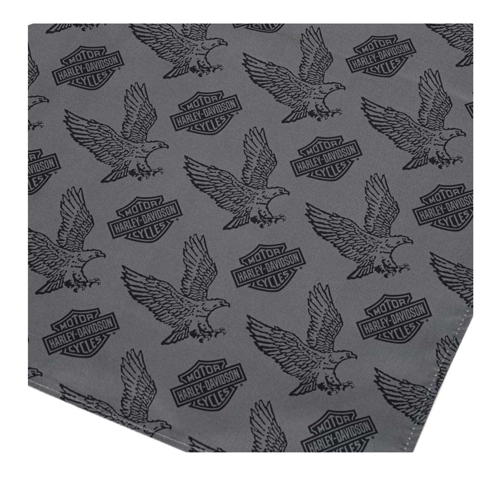 Harley-Davidson Free Shipping - Harley-Davidson Repeat Bar & Shield Pet Tie Bandana - Large/X-Large, Gray - Free Shipping on many products plus Orders Over $99