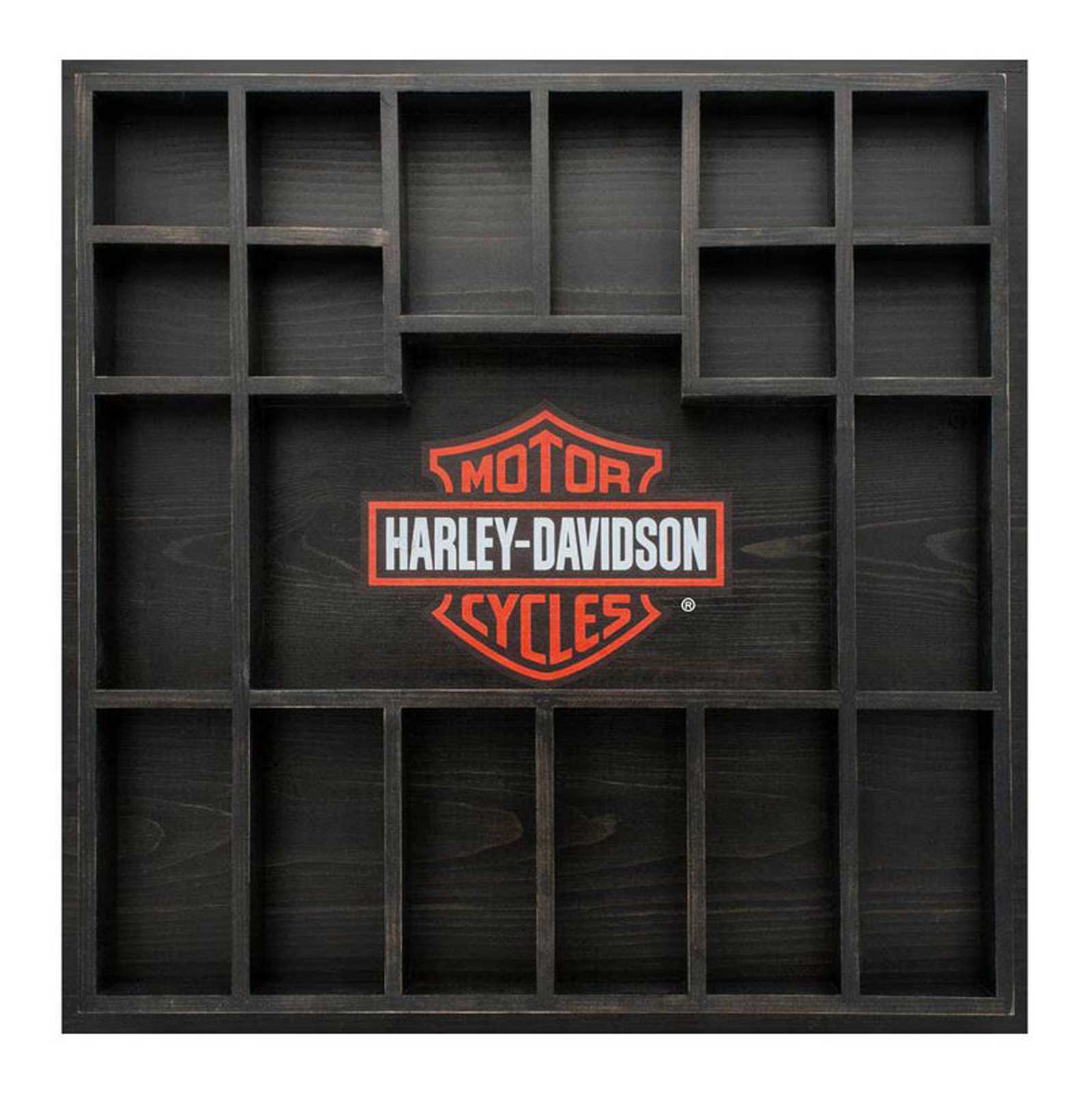 Harley-Davidson® Bar & Shield Shot Glass Display Case - Solid