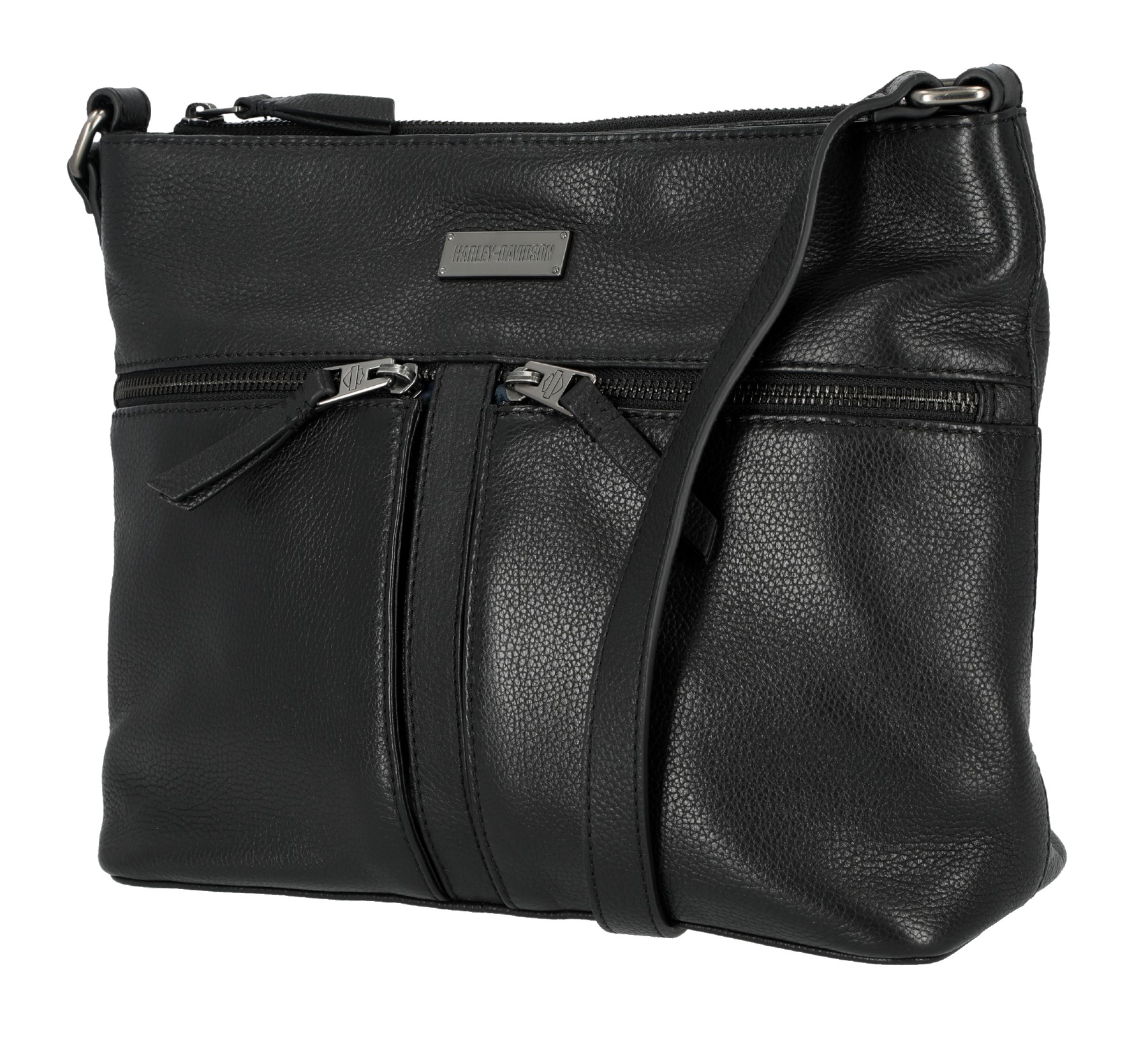 Harley-Davidson Free Shipping - Harley-Davidson Women's Medium Classic Leather Crossbody Purse - Black - Free Shipping on many products plus Orders Over $99