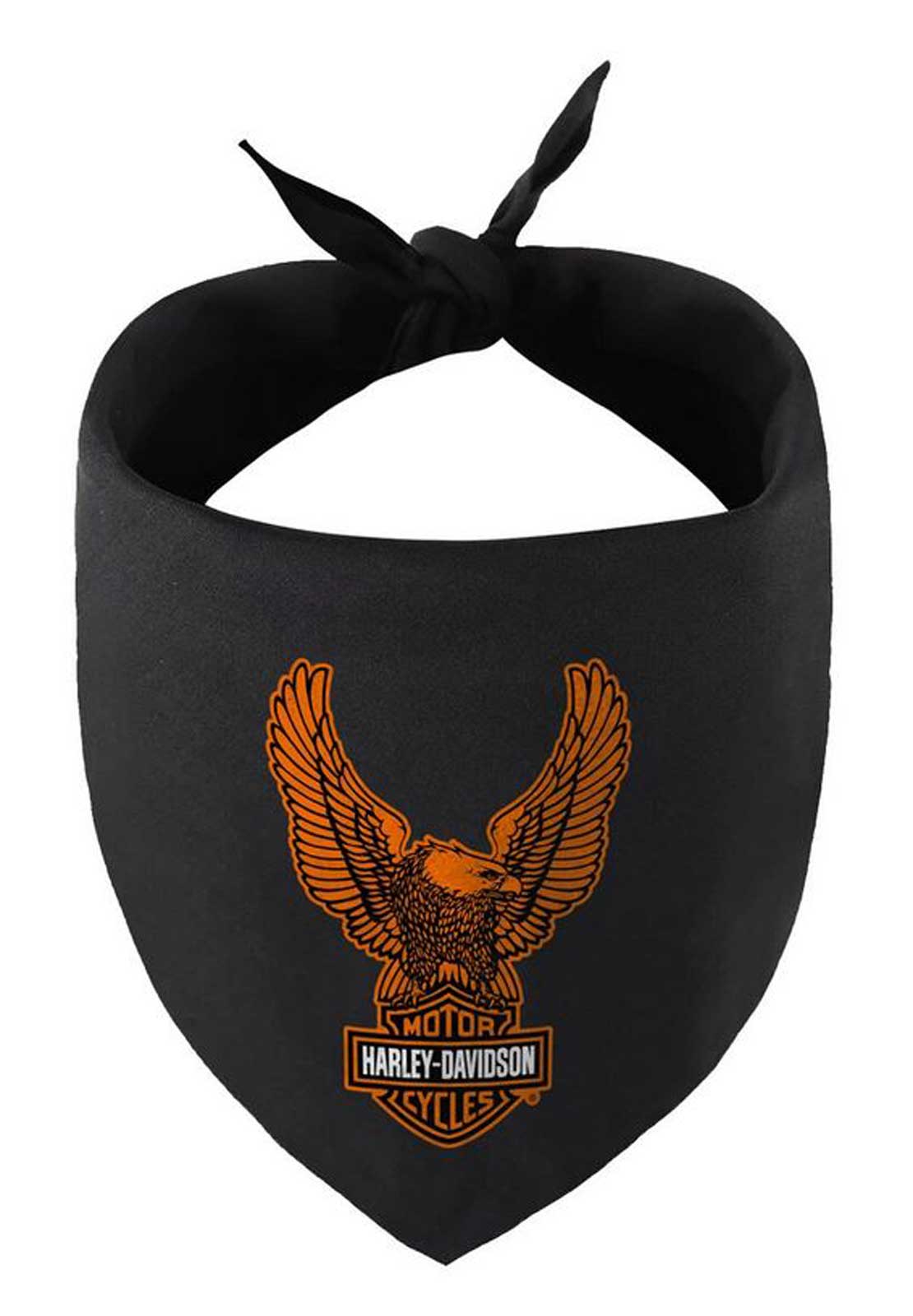 Harley-Davidson Bar & Shield Eagle Pet Tie Bandana - Small/Medium, Black - Wisconsin Harley-Davidson