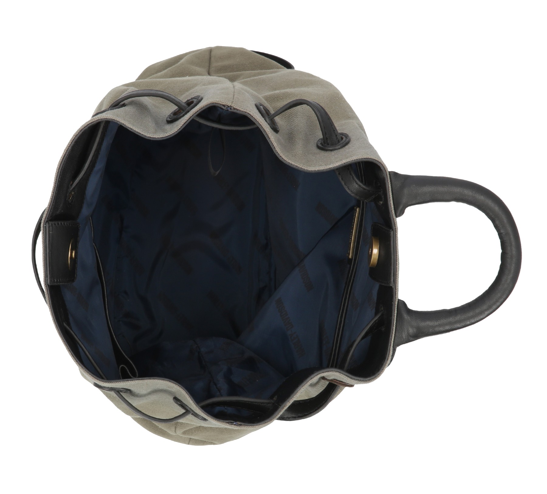 Harley-Davidson Women's Bar & Shield Puffy Classic Codura Drawstring Bag - Green - Largest Selection of Harley-Davidson Products