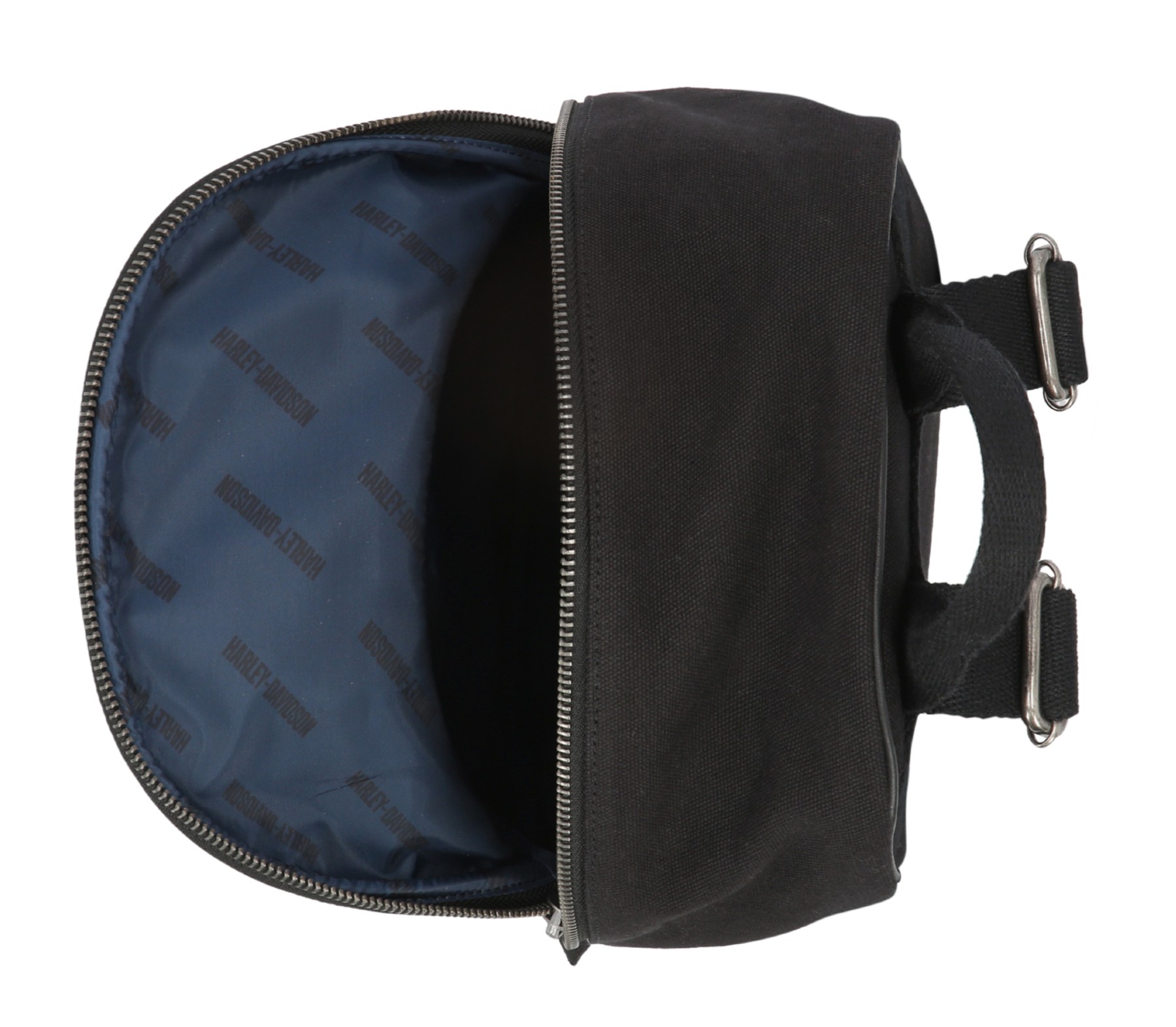 Harley-Davidson Women's B&S Nylon Mini-Backpack Shoulder Bag Purse - Black - Largest Selection of Harley-Davidson Products