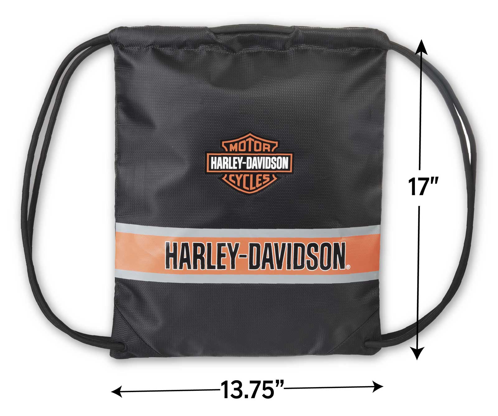 Harley-Davidson Vintage Bar & Shield Quick-Draw Polyester Backpack - Black - No Hassle Returns at Wisconsin Harley