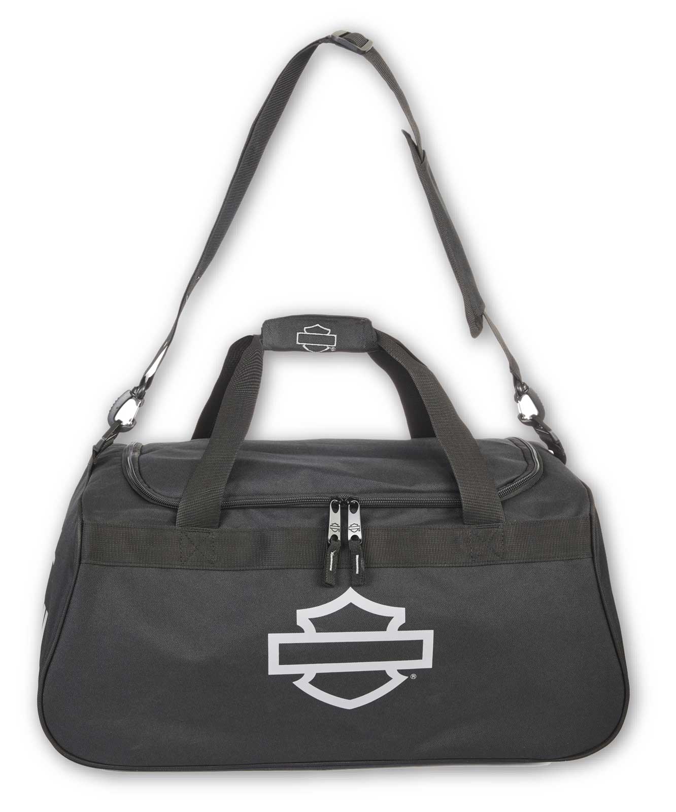Harley-Davidson Bar & Shield Logo Zipper Rugged Graphic Duffel Bag - Black - No Hassle Returns at Wisconsin Harley