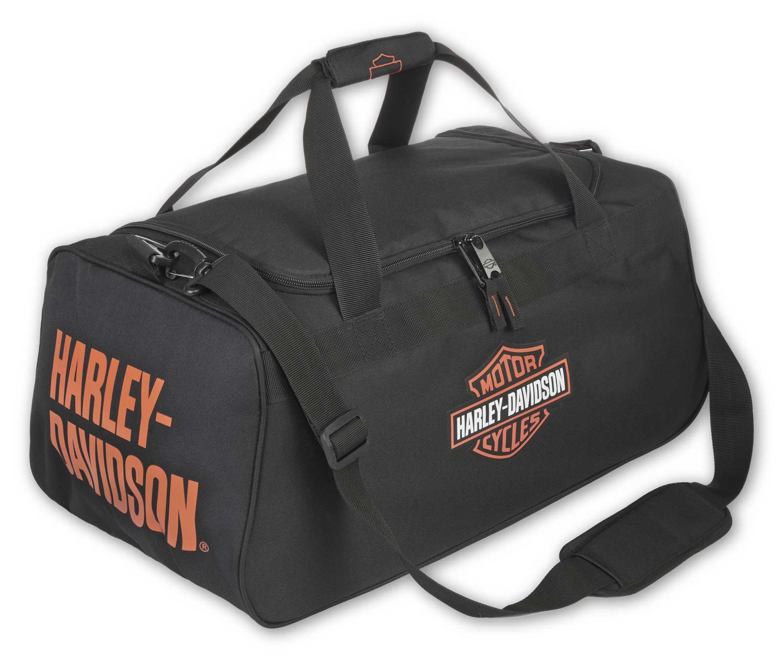 Harley-Davidson® Orange Bar & Shield Logo Zip Rugged Graphic