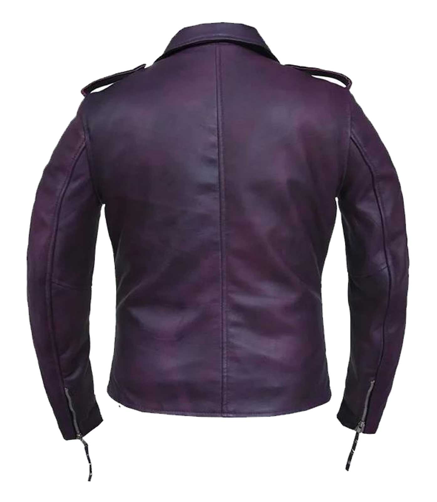 Derringer Women's Biker Premium Lambskin Leather Motorcycle Jacket