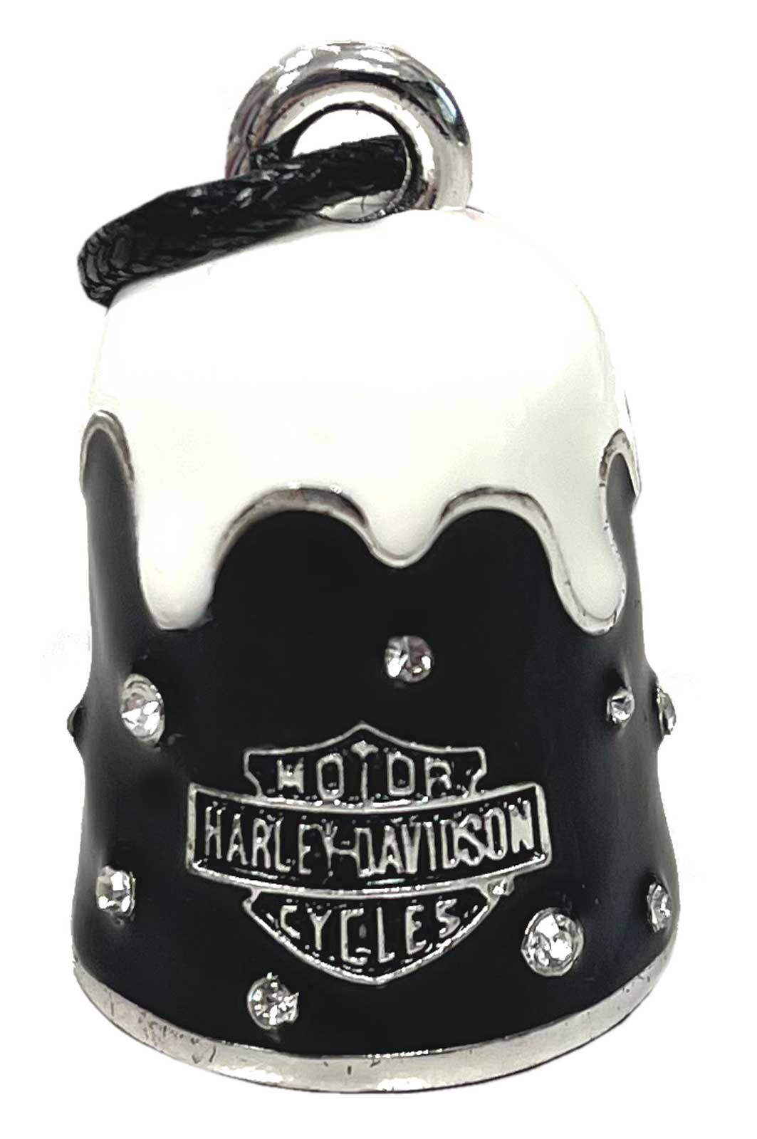 Harley-Davidson Embellished Starry Night Bar & Shield Logo Ride Bell - Black - Wisconsin Harley-Davidson