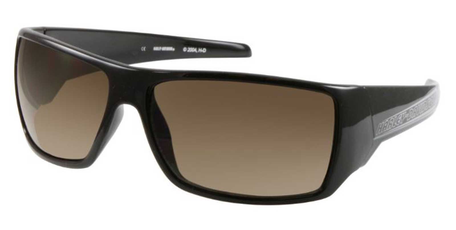 Harley-Davidson Men's Square Sport Wrap Sunglasses, Brown Frames & Lenses - Wisconsin Harley-Davidson
