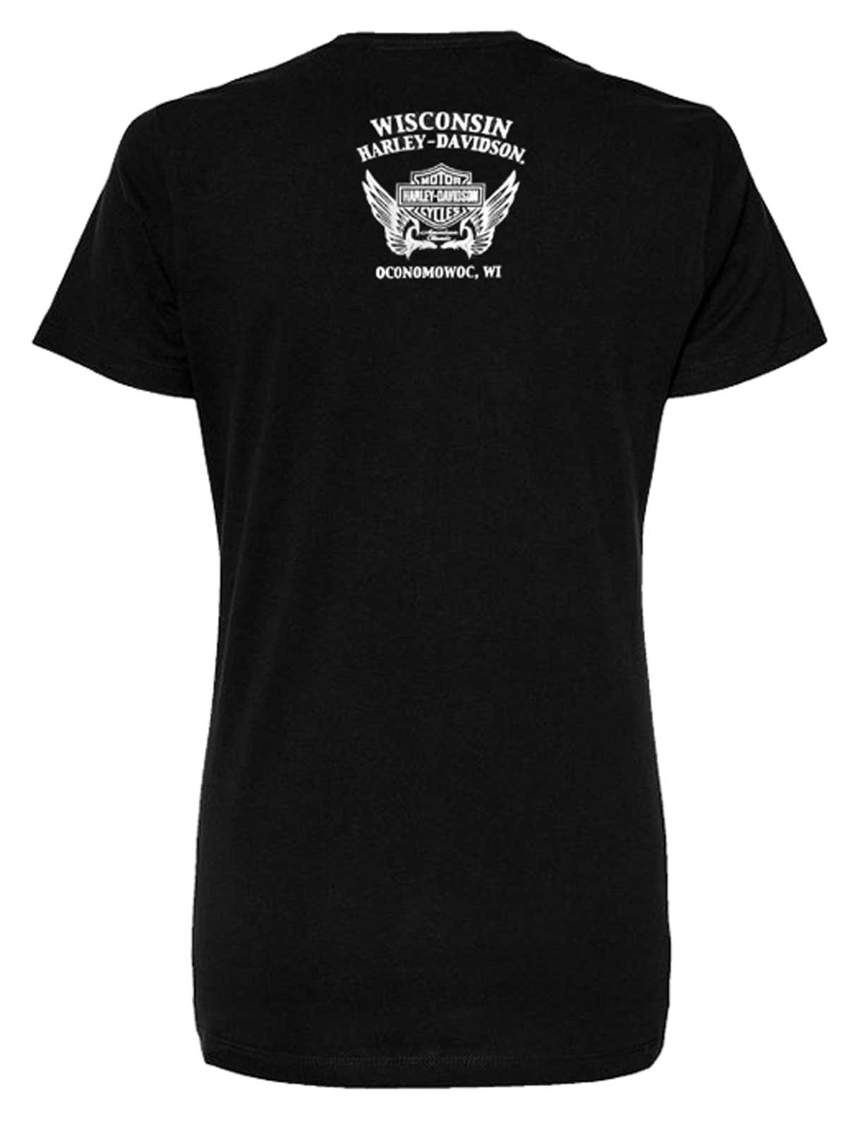 Harley-Davidson® Women's Willie G Skull Logo Round Neck