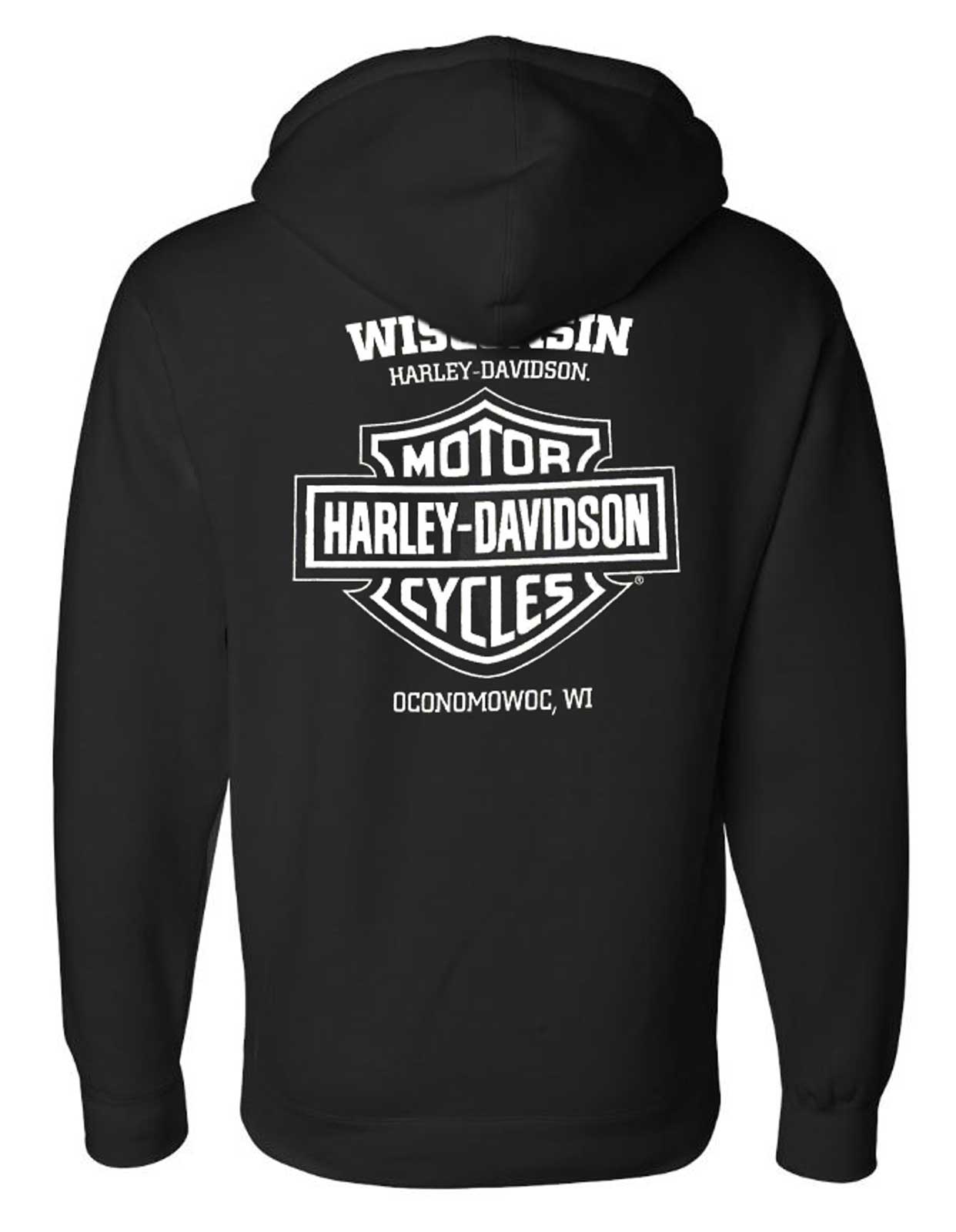 Harley-Davidson® Men's Willie G Skull Logo Zip-Up Hoodie