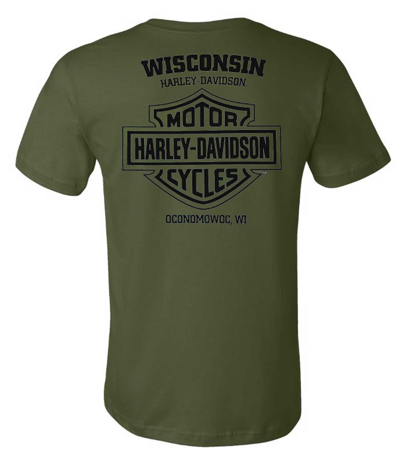 Harley-Davidson® Men's Dark Trait Short Sleeve Crew-Neck T-Shirt