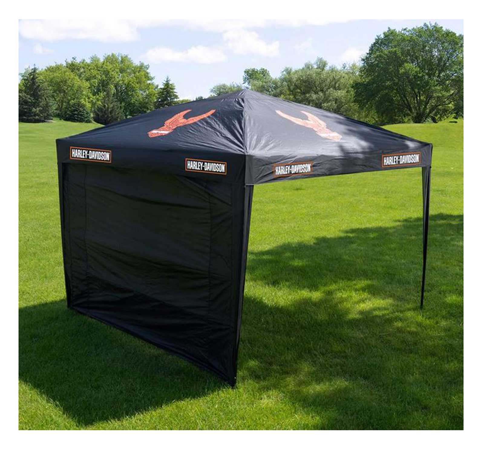 ハーレー　テント Harley-Davidson® Riders' Orange Dome Tent | with Bike Storage