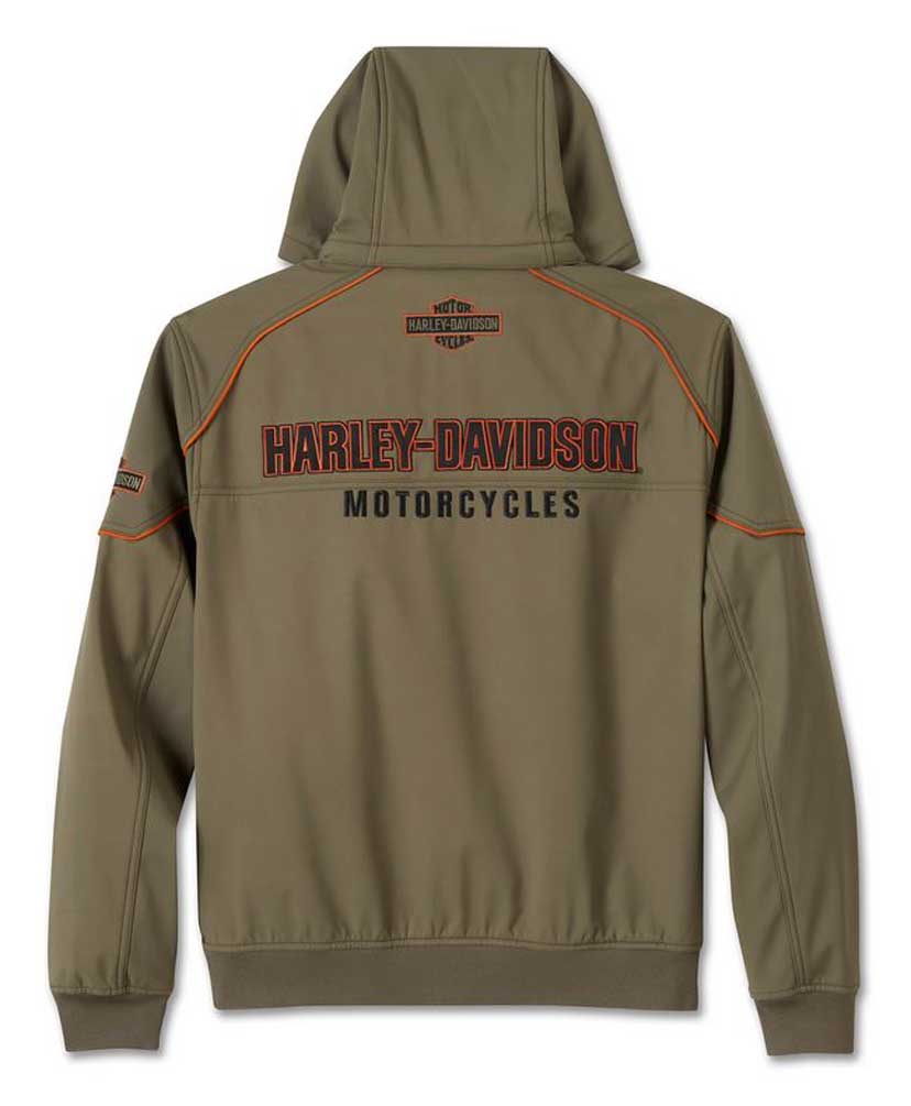 Harley-Davidson® Men's Idyll Windproof Soft Shell Jacket, Green