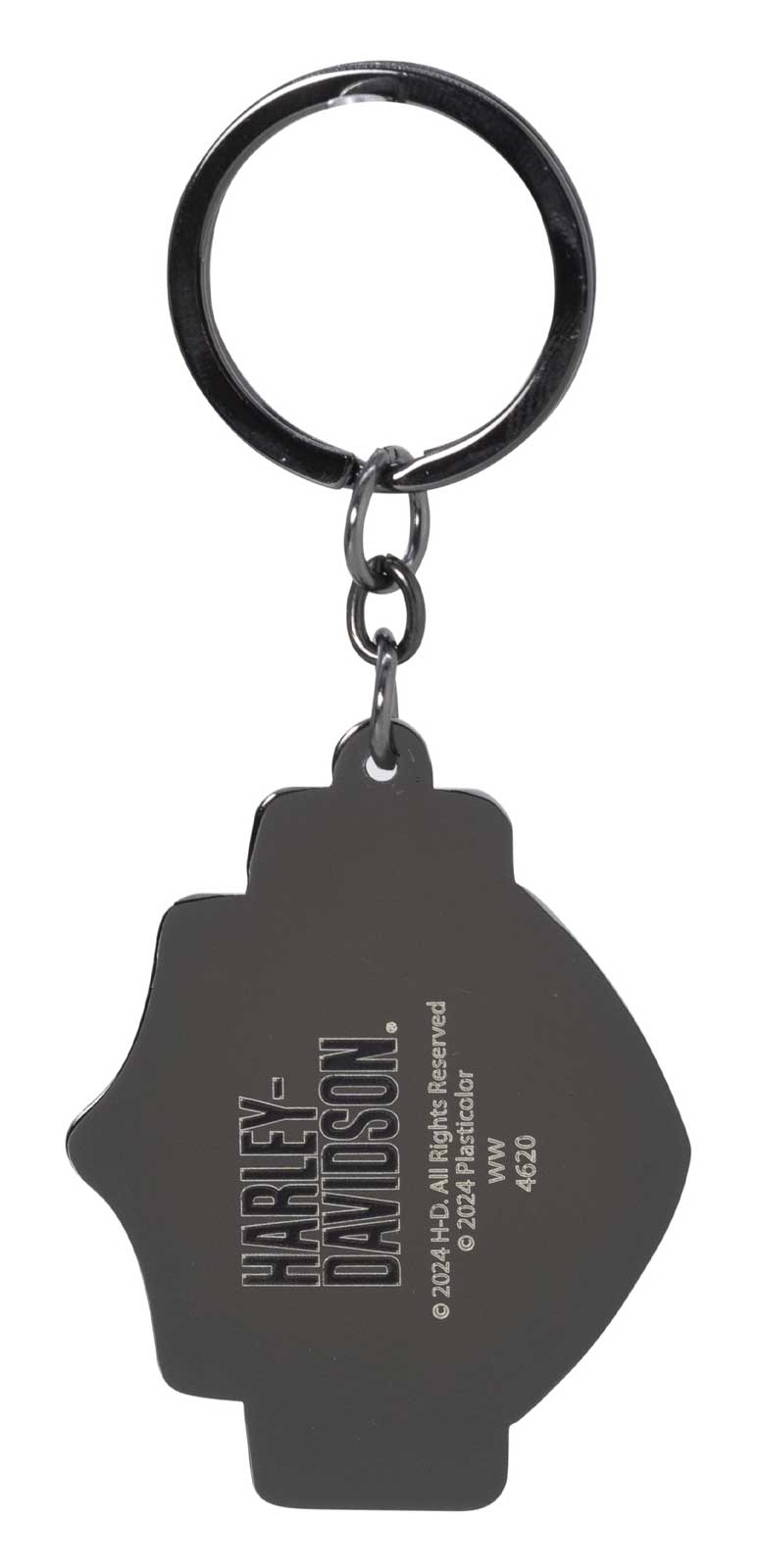 Harley-Davidson Free Shipping - Harley-Davidson Silhouette Bar & Shield Logo Dome-Style Key Chain, Orange - Free Shipping on many products plus Orders Over $99