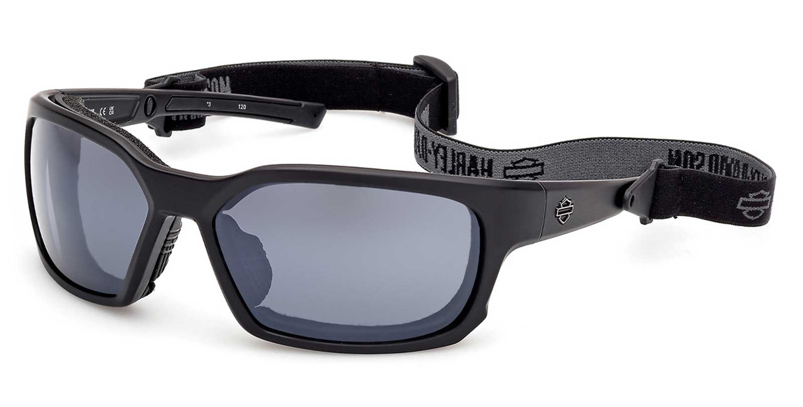 Harley-Davidson Men's Classic Eagle 2.0 Sunglasses w/ Headstrap, Gray Lenses - Wisconsin Harley-Davidson
