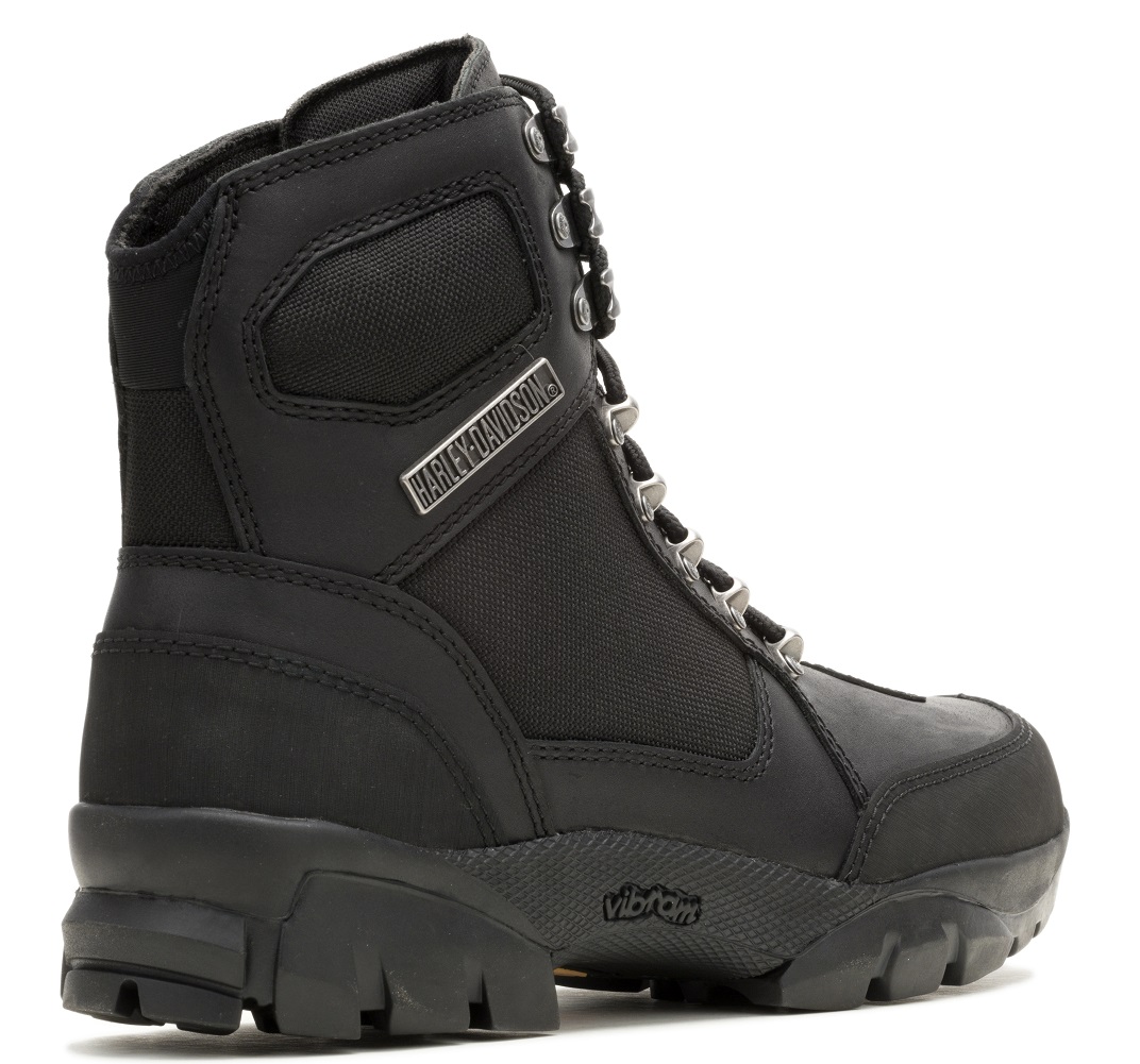 Harley-Davidson Men's Karlson Black Leather Motorcycle Boots, D93876 - No Hassle Returns at Wisconsin Harley